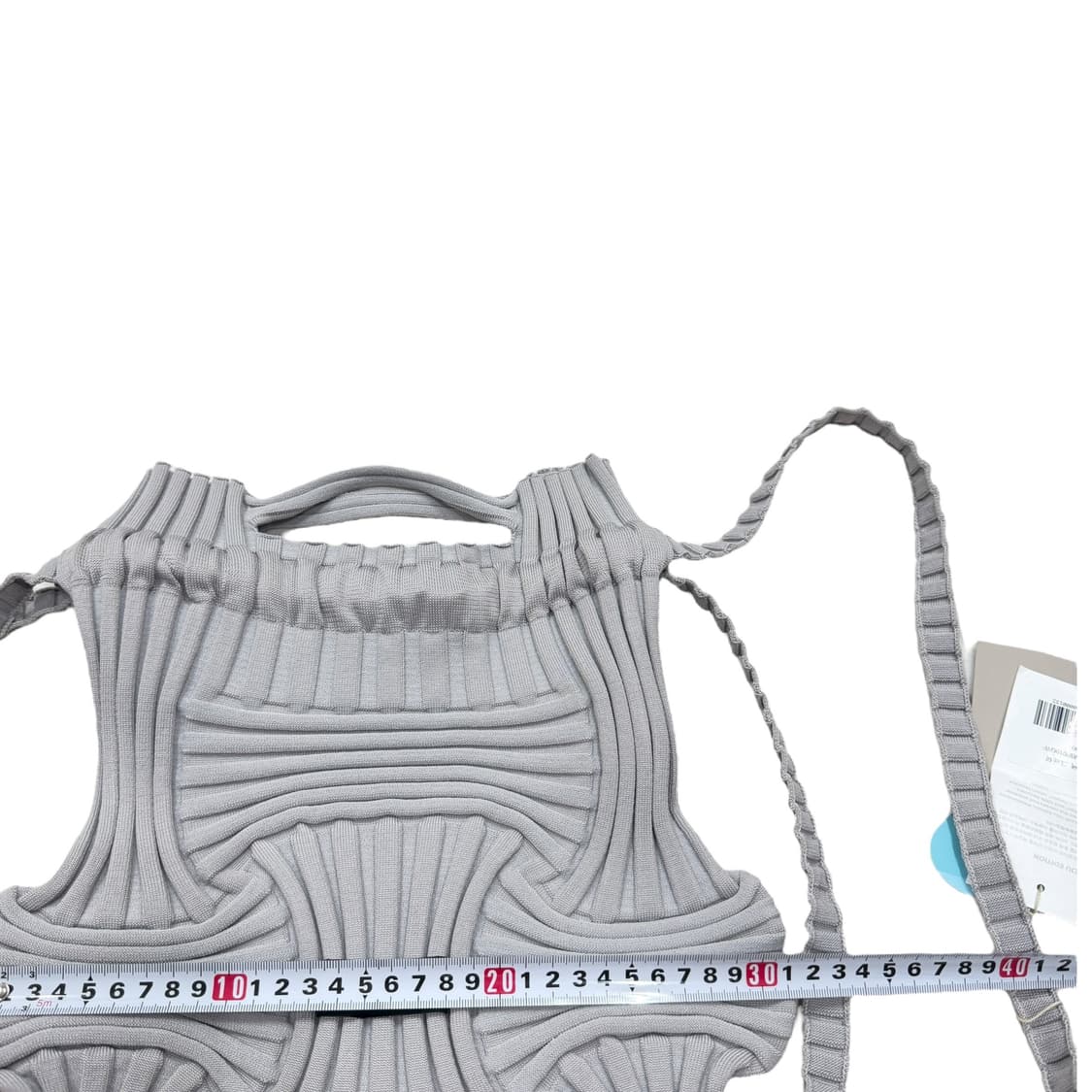 플리츠마마 보우백팩 가방 그레이 상품이미지5