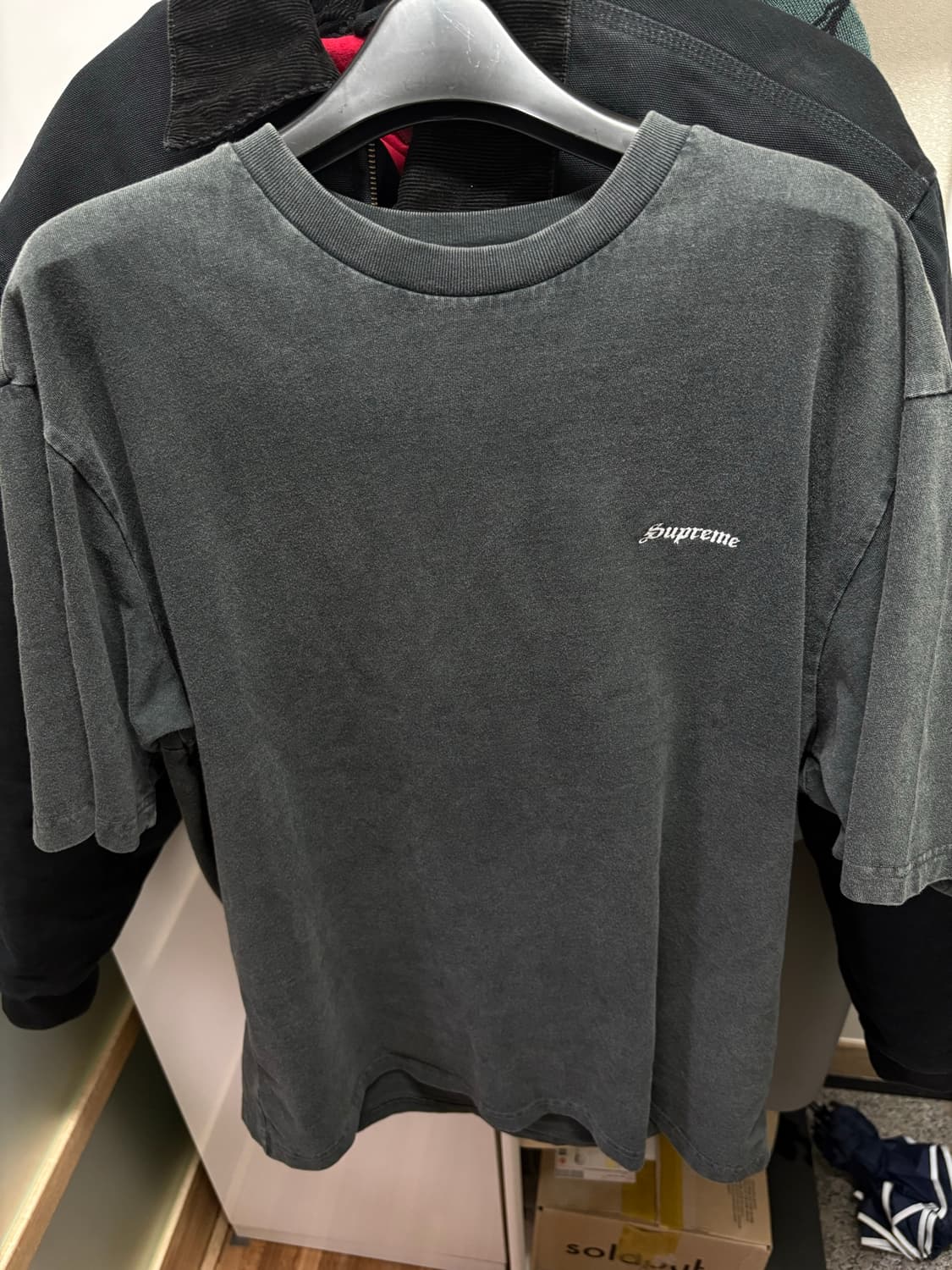 슈프림 워시드 티셔츠 m  상품이미지2