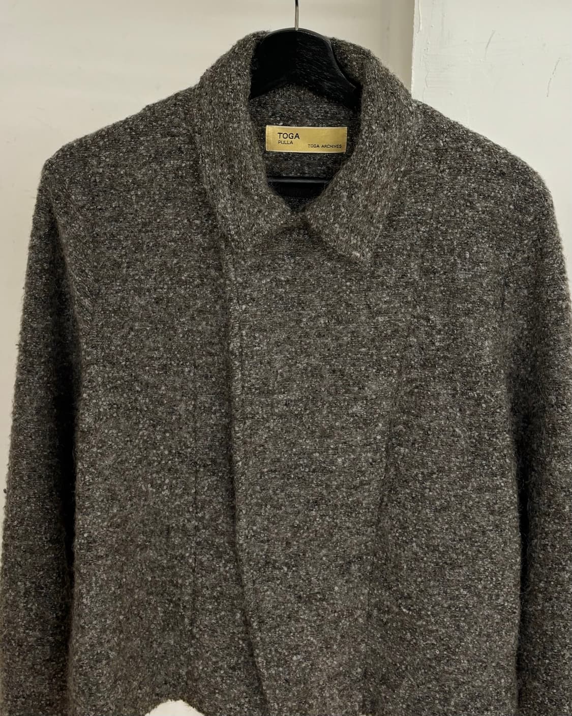 토가 그레이 울 크롭 블레이저 상품이미지2