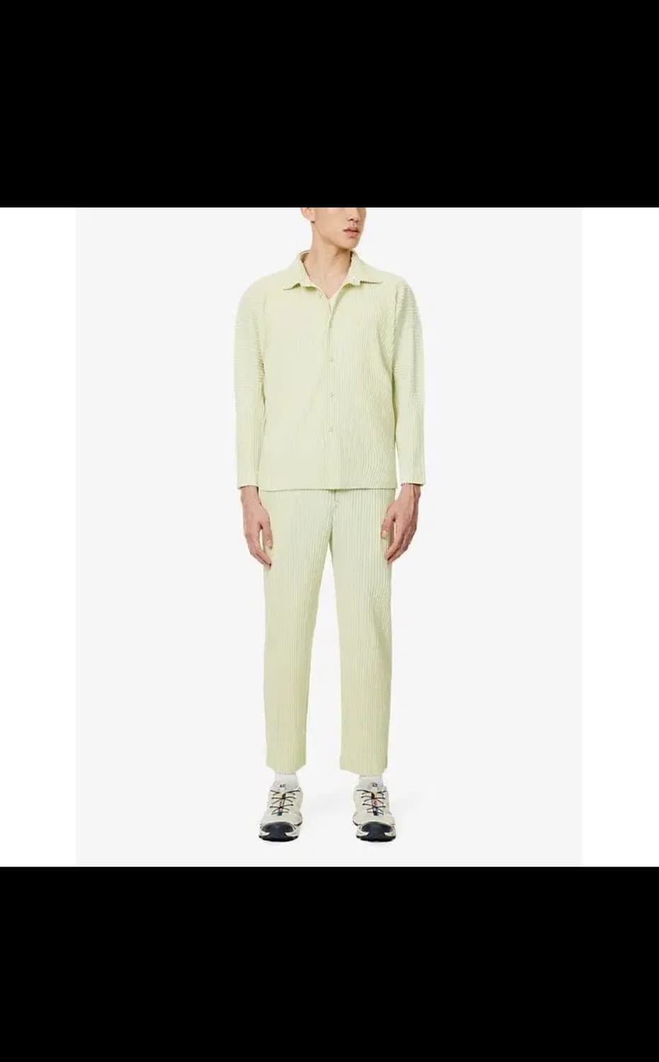 옴므플리세 스탠다드 셔츠 애플그린 004 상품이미지4