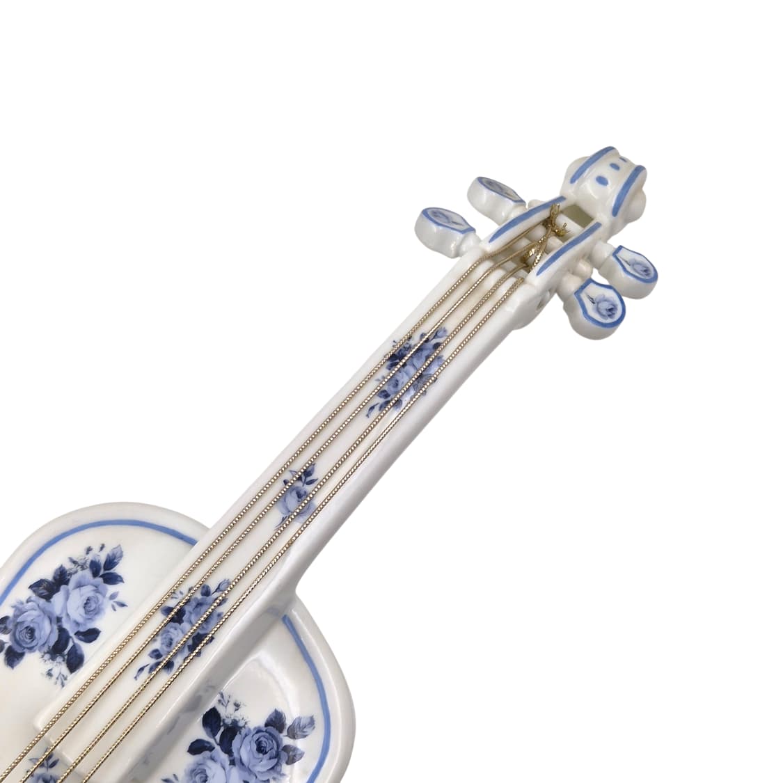 70s 이탈리아 드먼 포셀린 플로랄 바이올린 빅 램프 상품이미지8