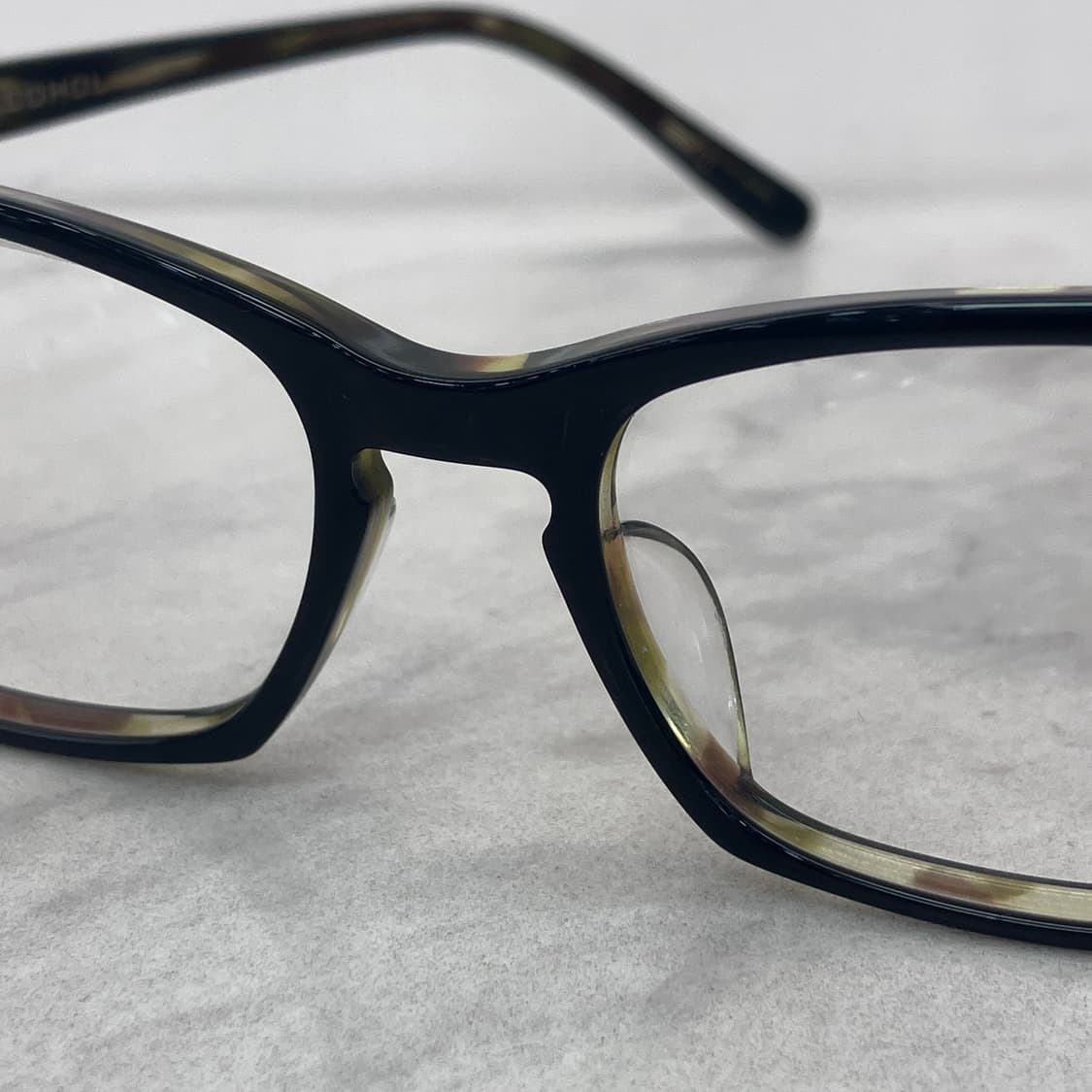 C99 블레이즈알콜 BLAZE+ALCOHOL 블랙 패턴 웰링턴 뿔테 안경 상품이미지5