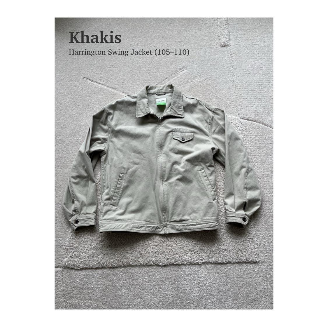 카키스 해링턴 스윙 자켓 (105) 상품이미지1