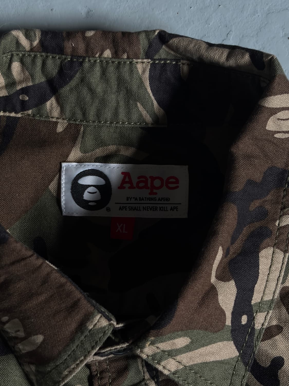 에이프(AAPE by A Bathing Ape) 밀리터리 카모 셔츠 상품이미지5