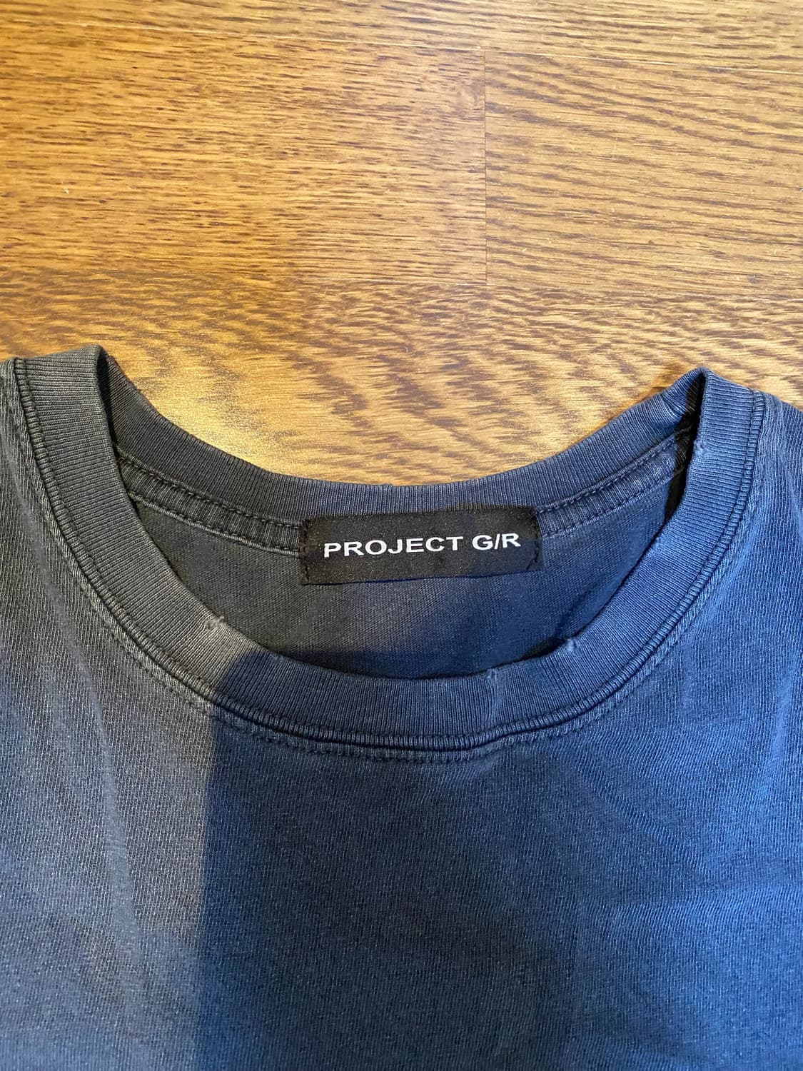 PROJECT GR 선데이 스쿨 빈티지 워싱 티셔츠 os 챠콜 상품이미지2