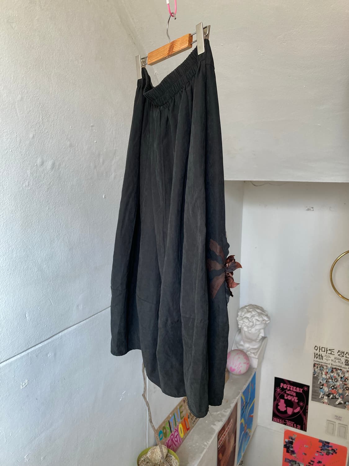 에스닉 플라워 롱 벌룬 스커트 상품이미지7