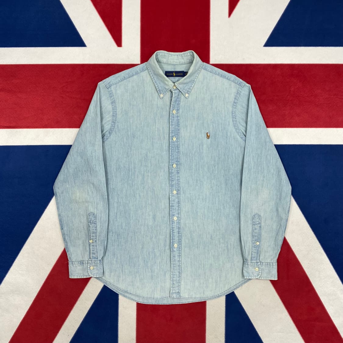 폴로 데님셔츠  L 실측 XL 상품이미지1