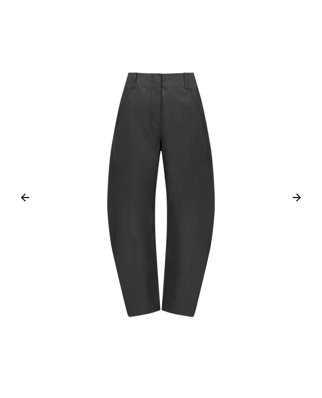 아모멘토 Curved Pants, Charcoal 1사이즈 상품이미지1