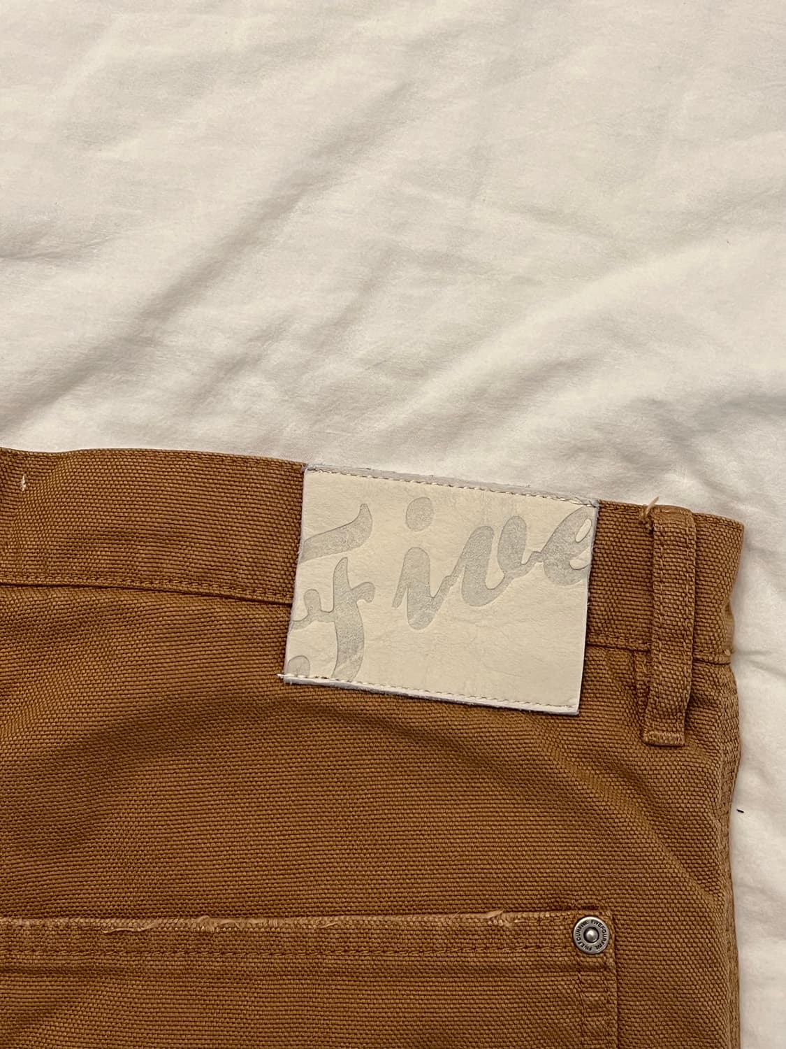 fivefourfive 와이드 베기핏 더블니 sz M 상품이미지2