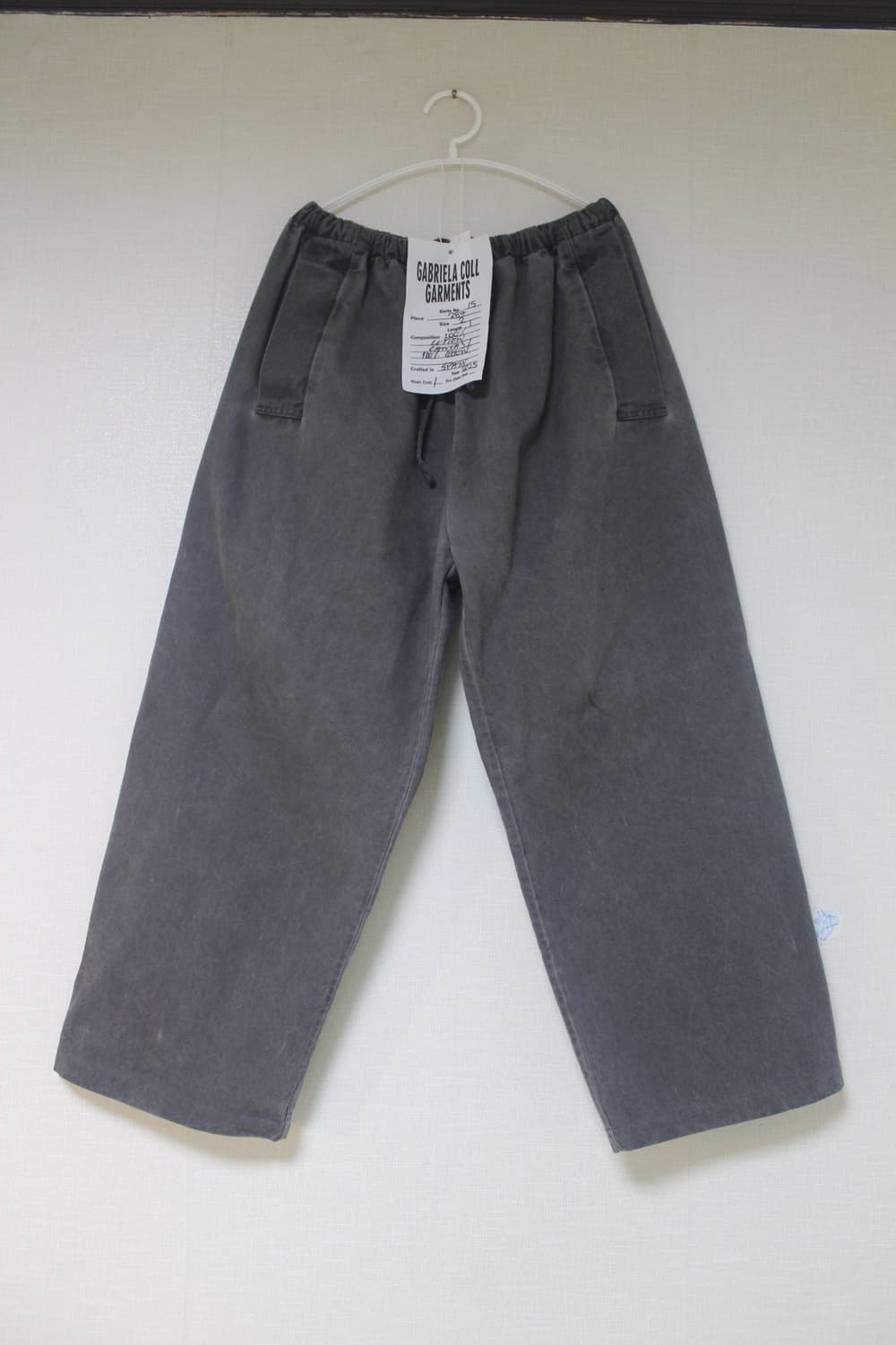 가브리엘라 콜 가먼츠 no.15 캔버스 코튼 팬츠 2 상품이미지1