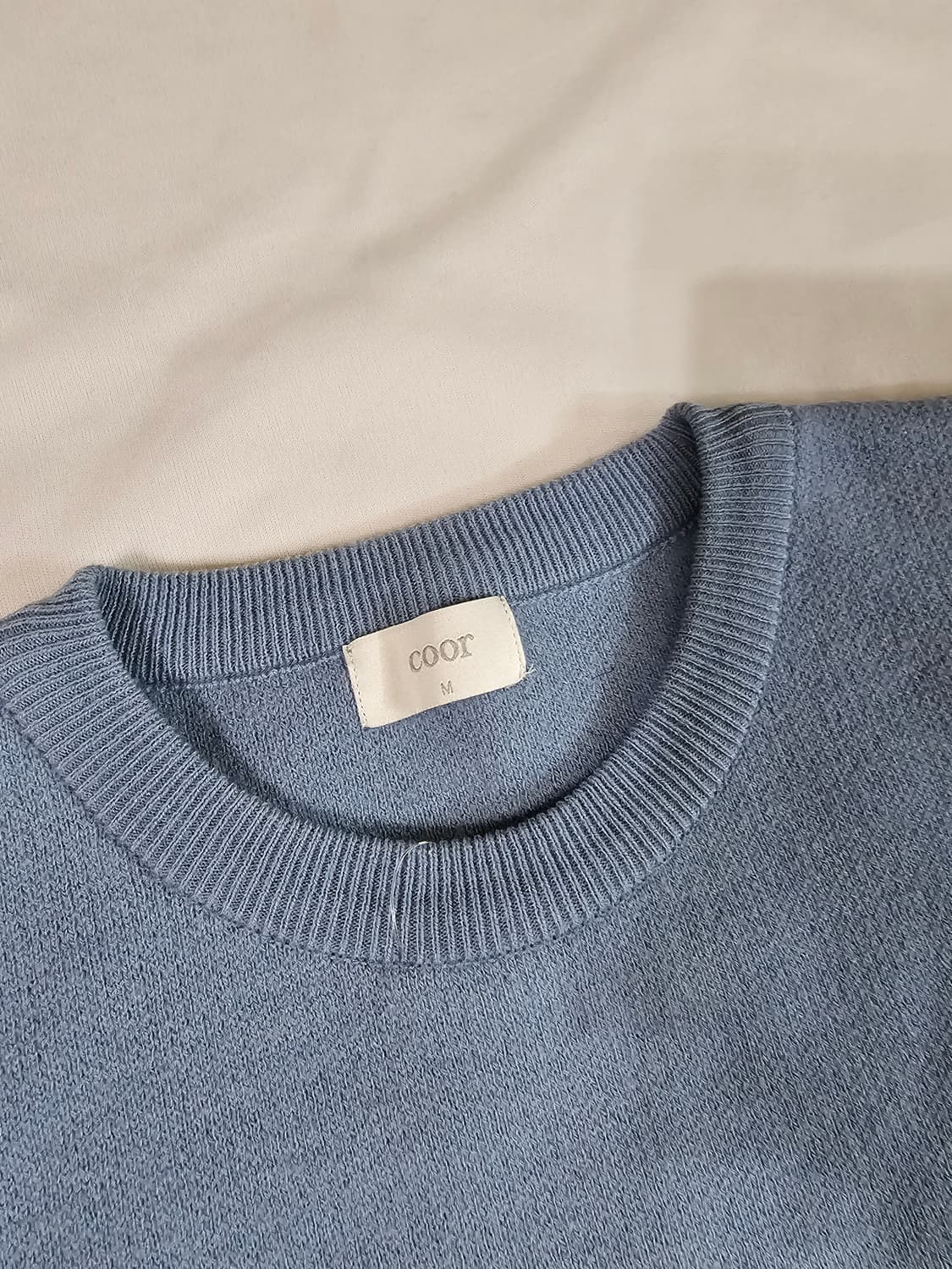 [M] COOR 쿠어 탑필 캐시미어 라운드 니트 상품이미지2