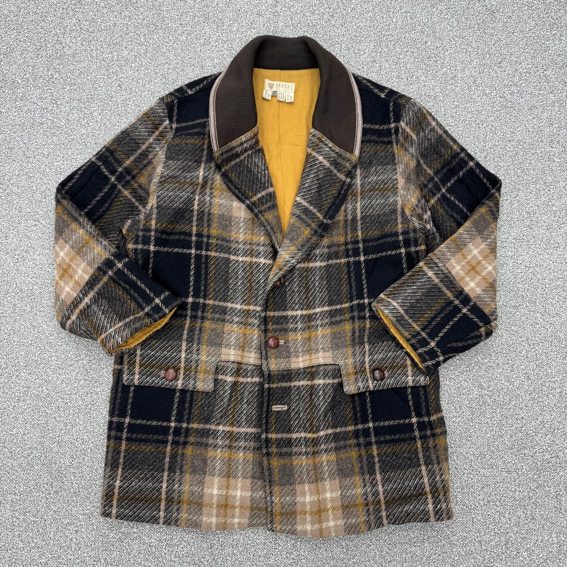 (1980~1990)구찌 울 코트  상품이미지2