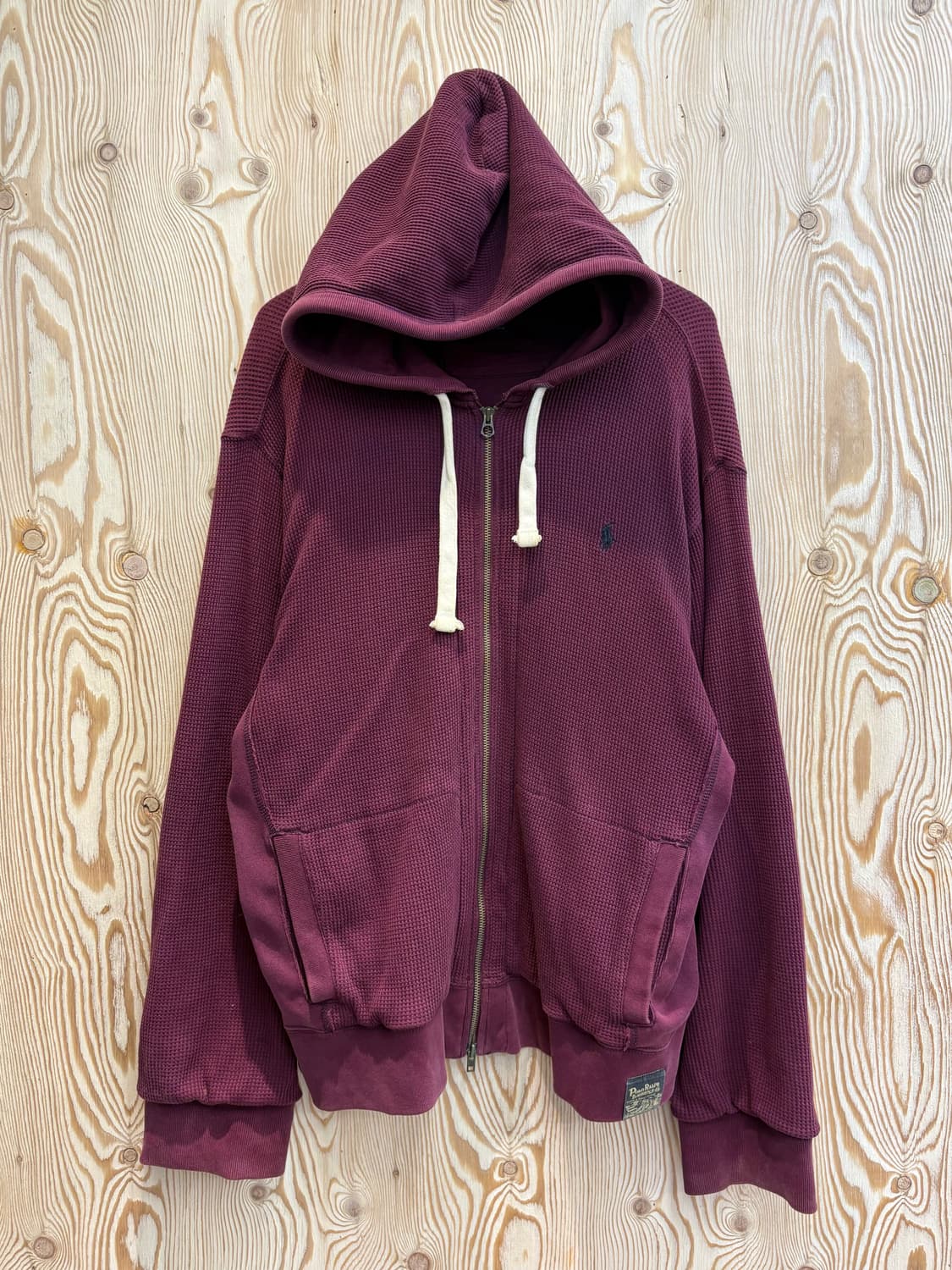 폴로 랄프로렌 투웨이 와플 후드집업 상품이미지1