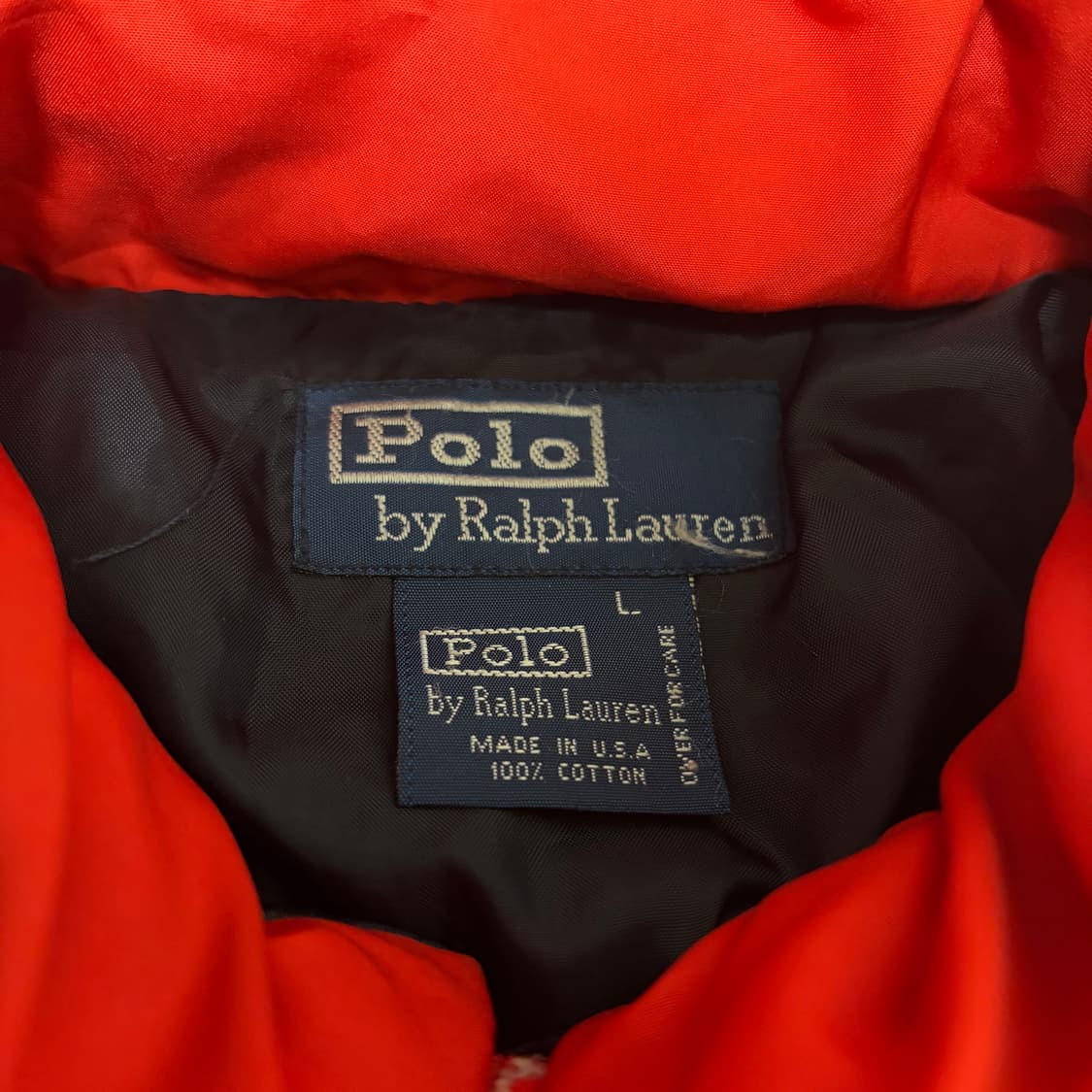 폴로 랄프로렌 USA 블랙 빅포니 레드 패딩 상품이미지3