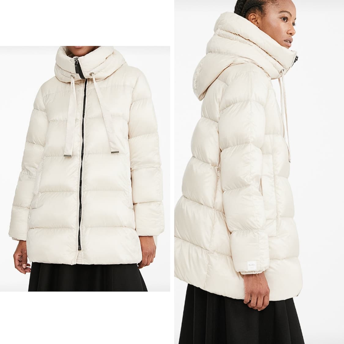 막스마라 후드 구스 다운 패딩 상품이미지2