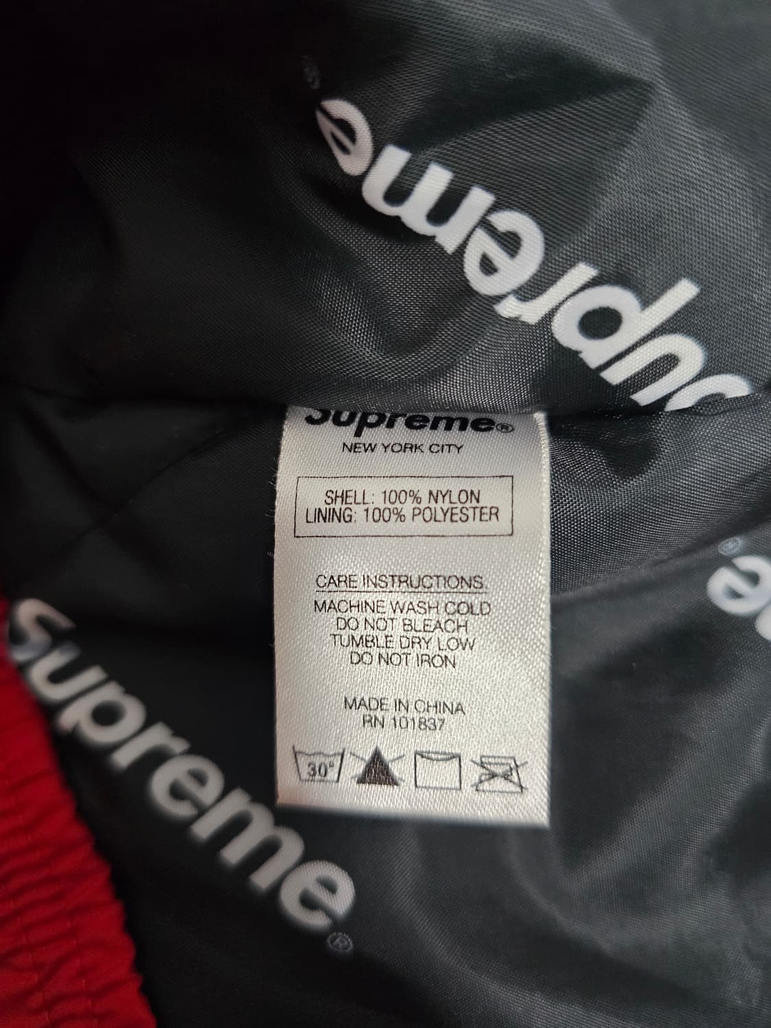 슈프림 16FW 사이드라인 로고파카 L 상품이미지5