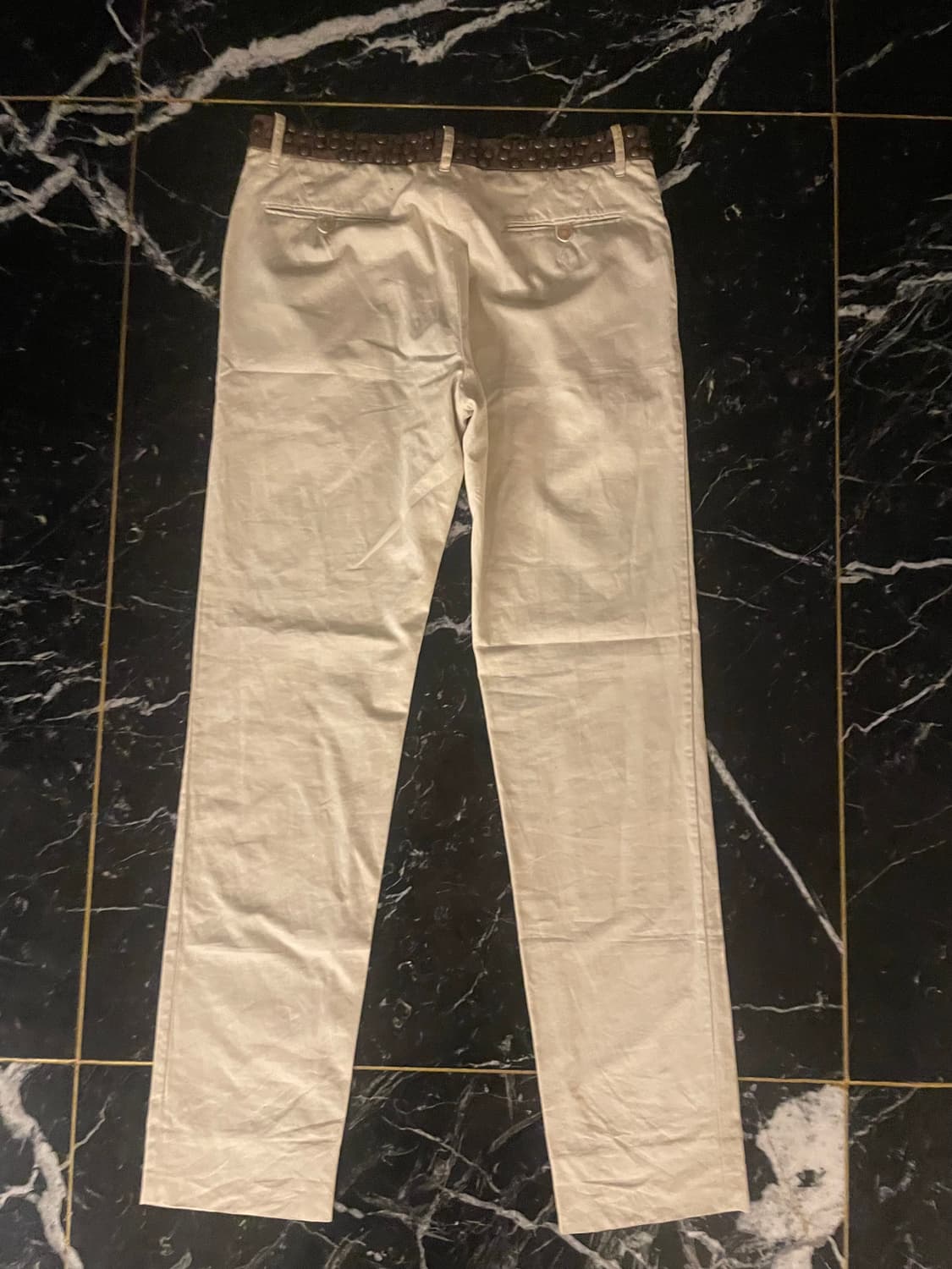 마르지엘라 07ss 레더 벨트 트라우저 상품이미지4