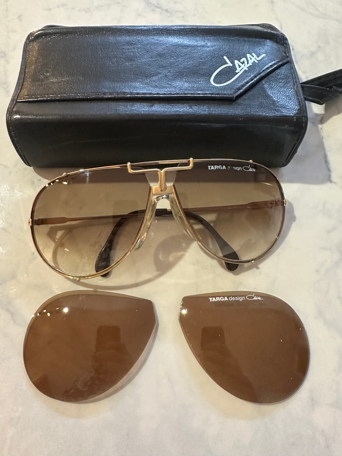 카잘 TARGA 901 골드 선글라스 상품이미지2
