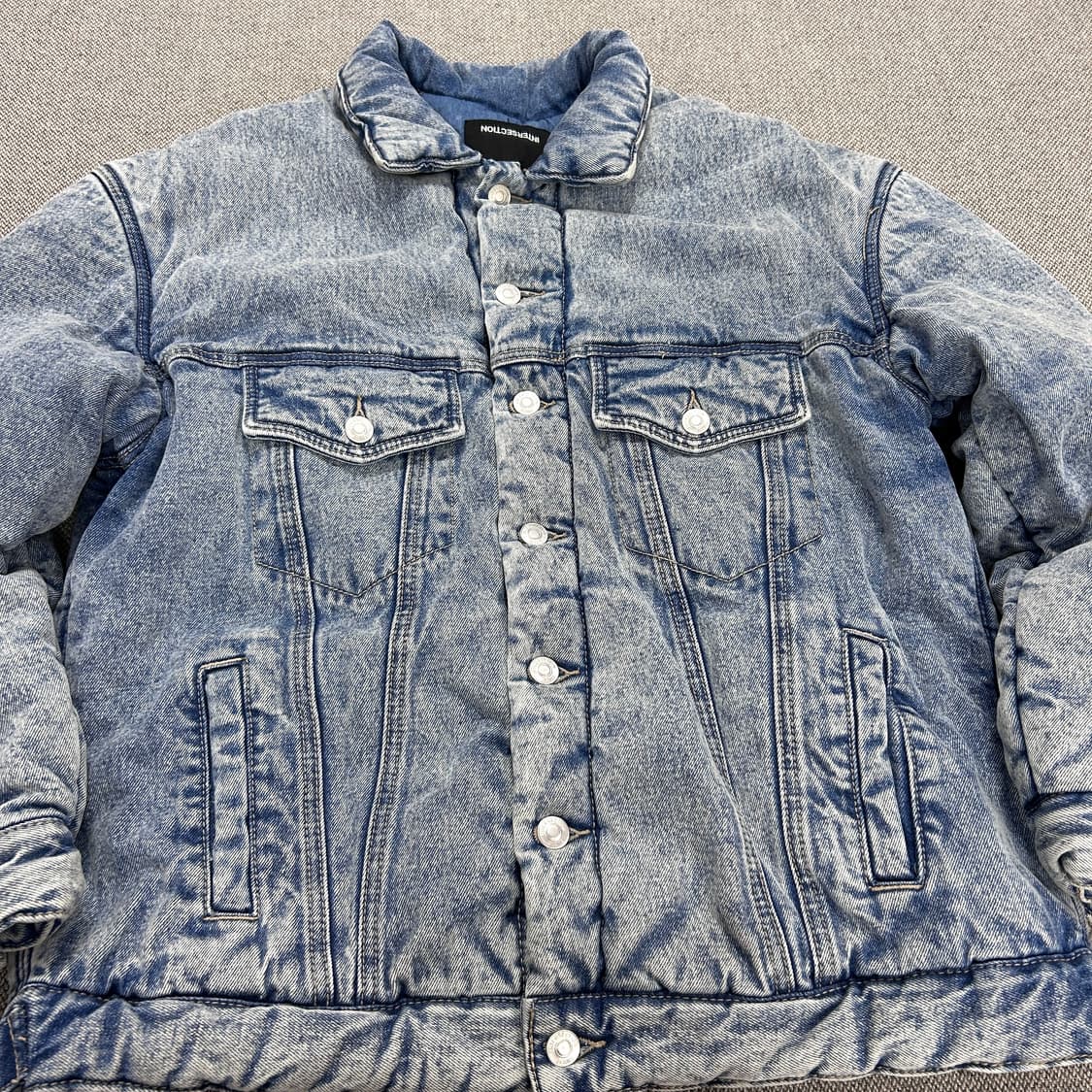 인터섹션 데님 패디드 자켓(0) 상품이미지4