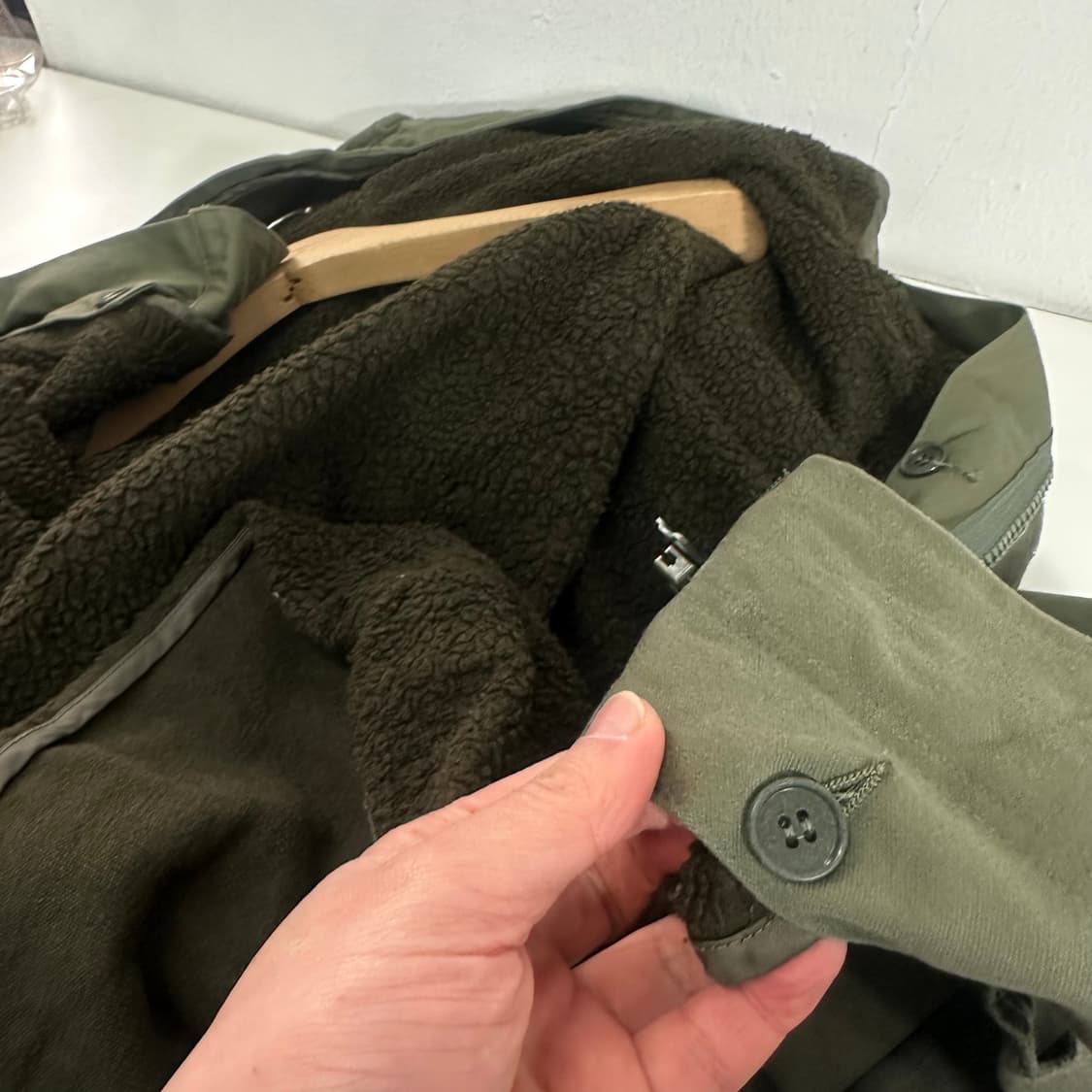 L 양털내피 후드 밀리터리 스웨덴 야상자켓 상품이미지9