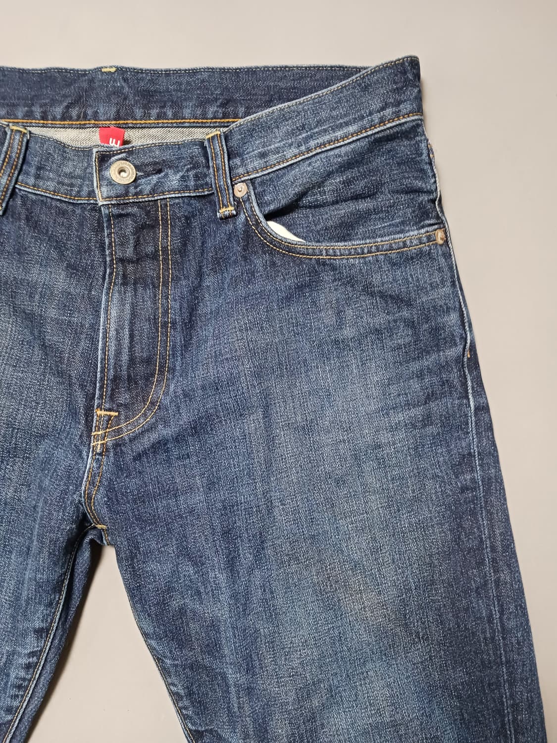 [33] 유니클로 UJ  레귤러 스트레이트진 청바지 상품이미지4