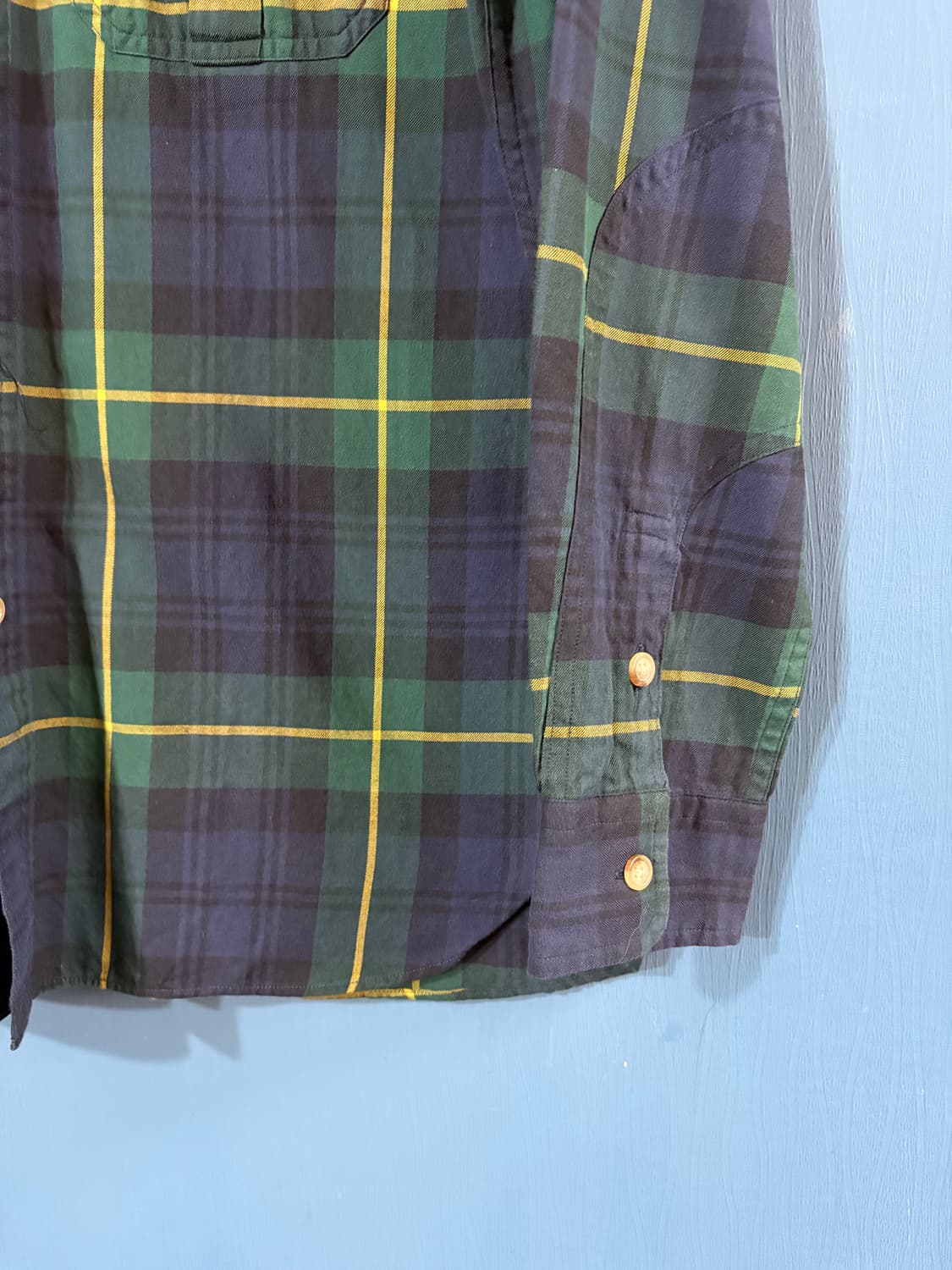 90‘s Polo Ralph Lauren Tartan check Shir 상품이미지4