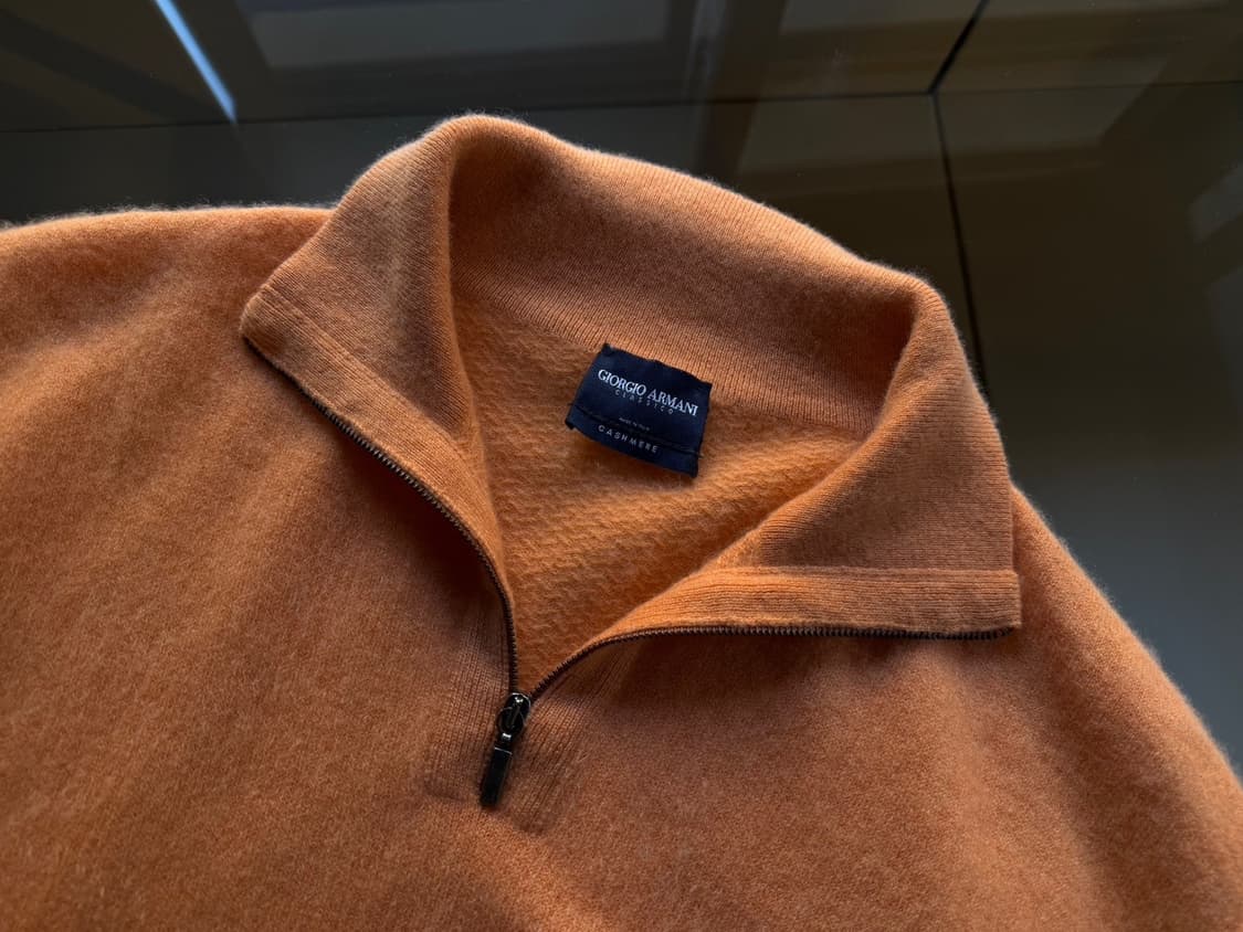 조르지오 아르마니 캐시미어 짚업 니트 105 상품이미지7