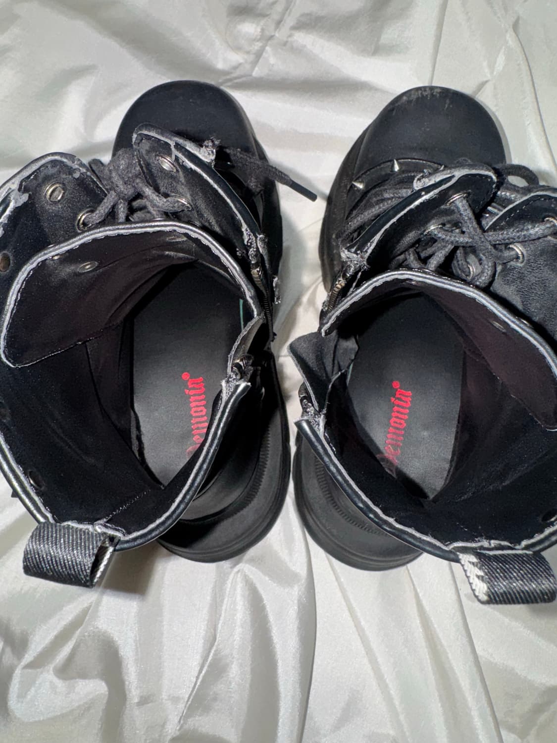 데모니아 에코-60 플레어 어글리 플랫폼 체인 앵클부츠 상품이미지7