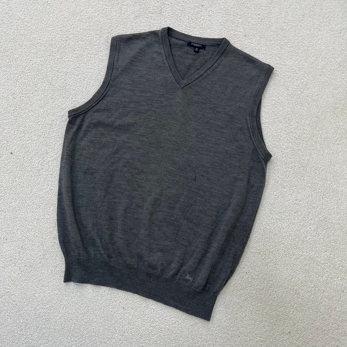 M 버버리 울 니트 베스트 0323M 상품이미지1