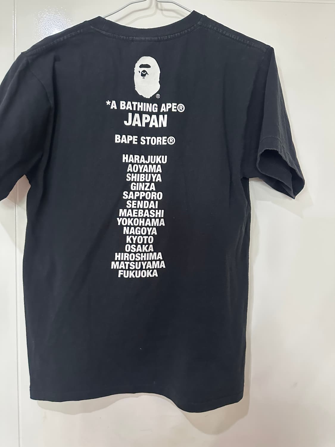 BAPE 베이프 재팬 헤드 티셔츠 S 상품이미지4