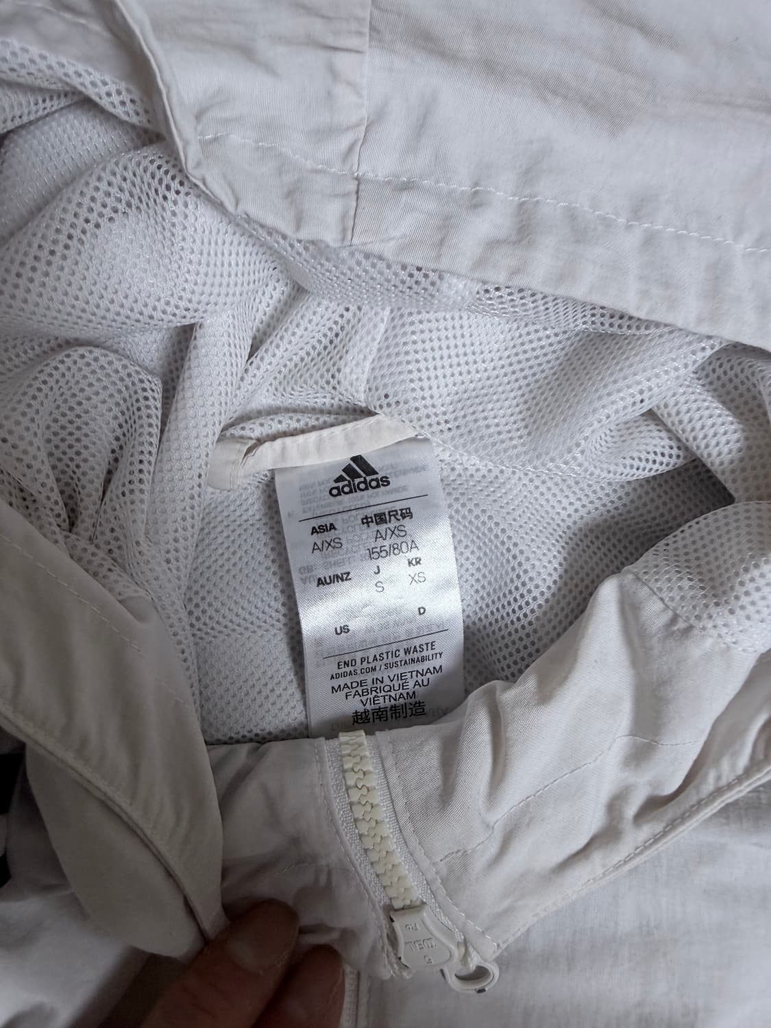 아디다스 우먼 바람막이XS 상품이미지2