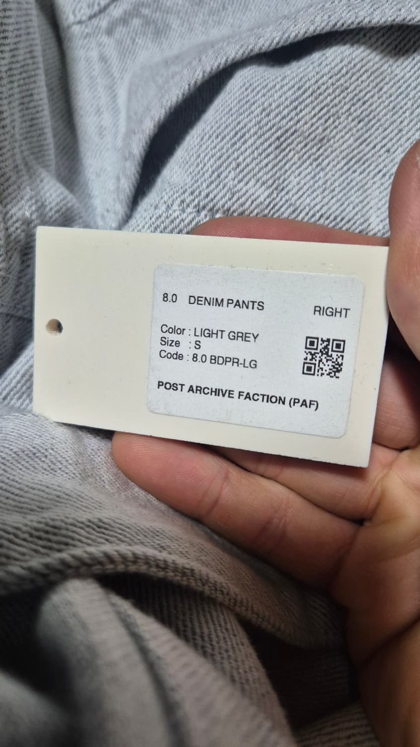 [S]포스트아카이브팩션 8.0 데님 라이트그레이 상품이미지6