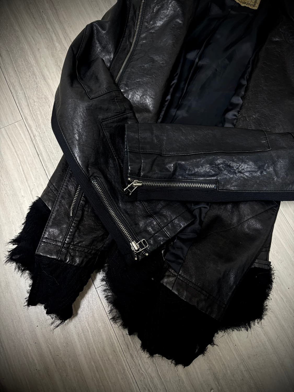 [V-KEl] SheepSkin V-Kei Slim Fit Leather 상품이미지9