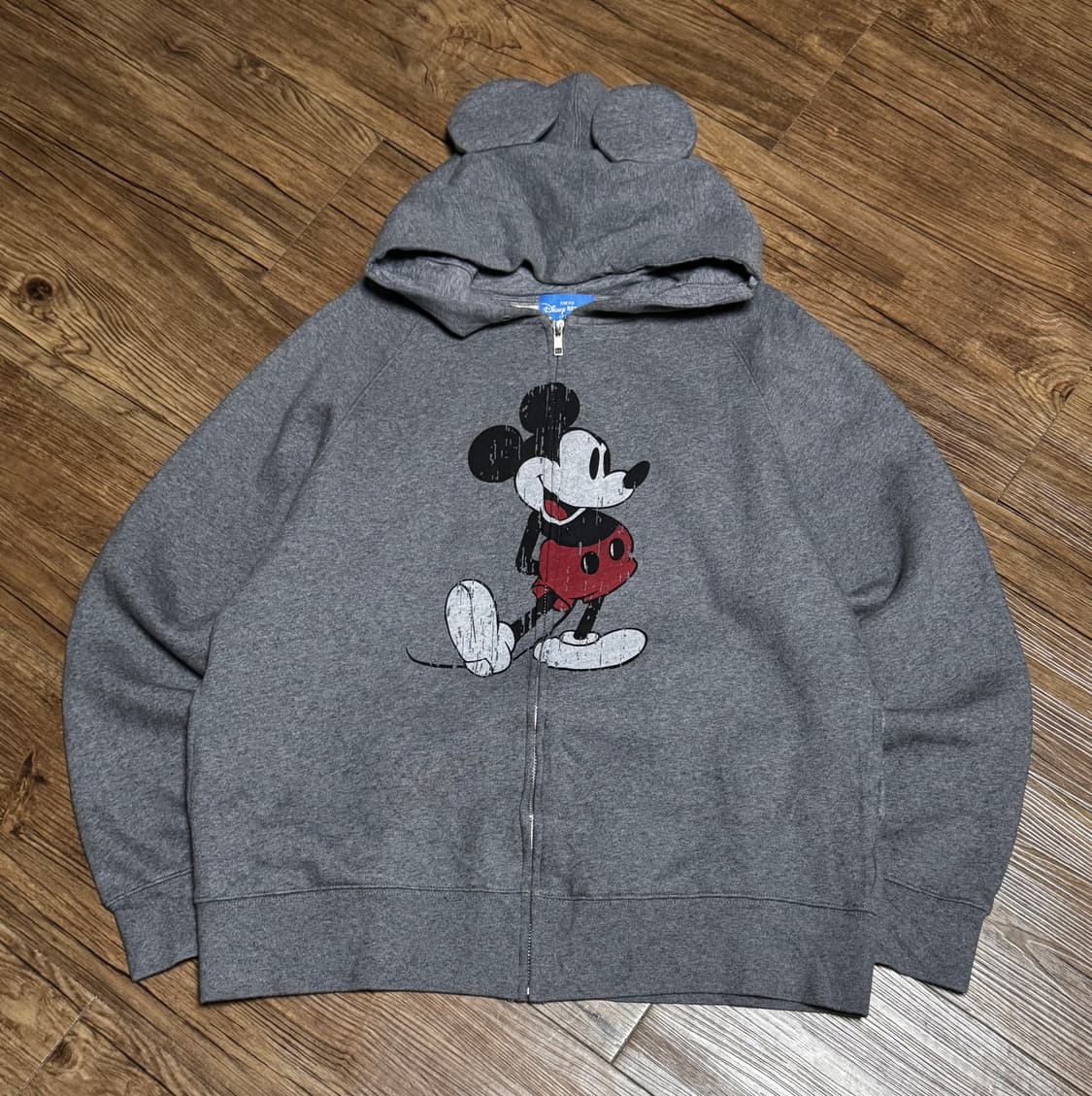 도쿄 디즈니 리조트 미키마우스 그레이 후드집업 상품이미지2