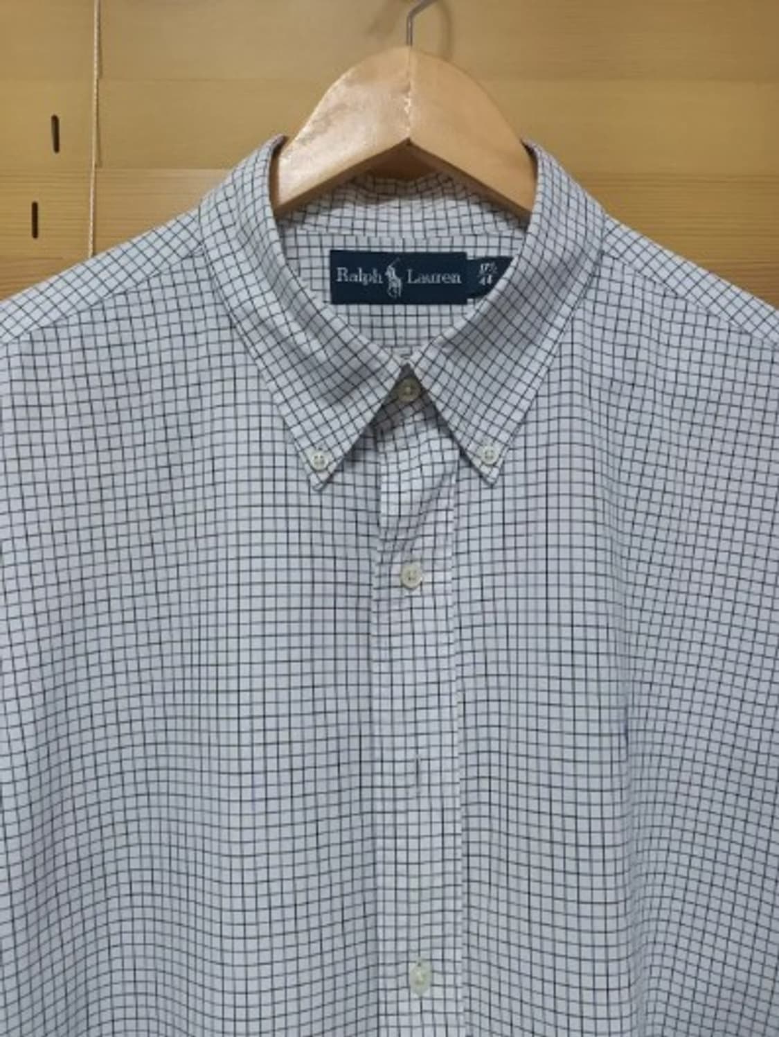 랄프로렌폴로 남성 체크셔츠 17 1/2, 44사이즈 상품이미지1