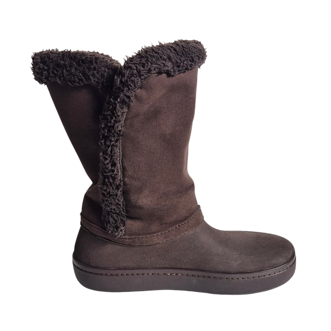 230-235) CROCS 크록스 모데사 스웨이드 버튼 부츠 상품이미지4