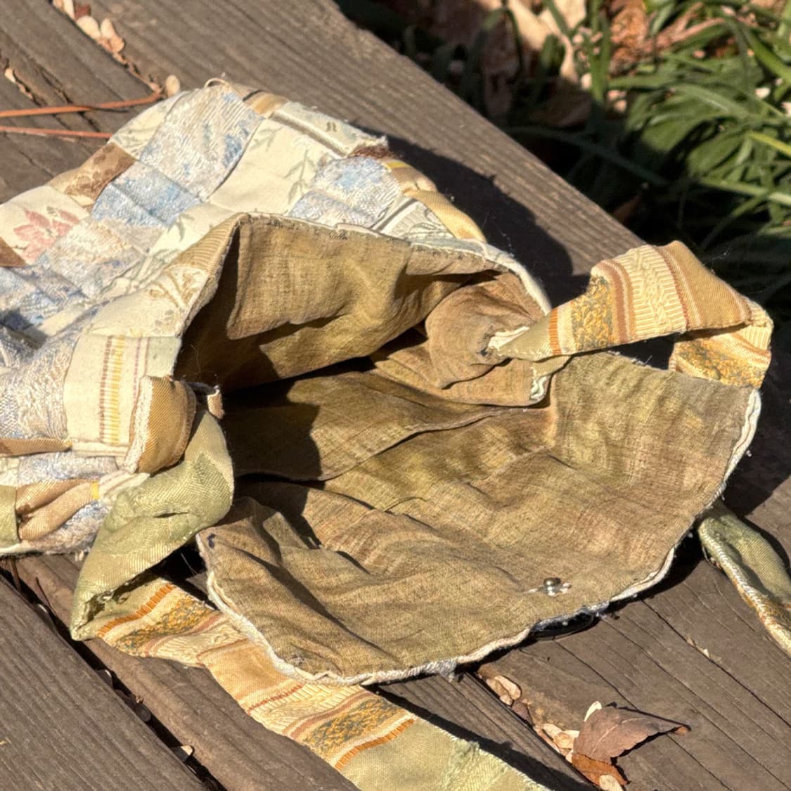 양구름 패치워크 크로스백 상품이미지3