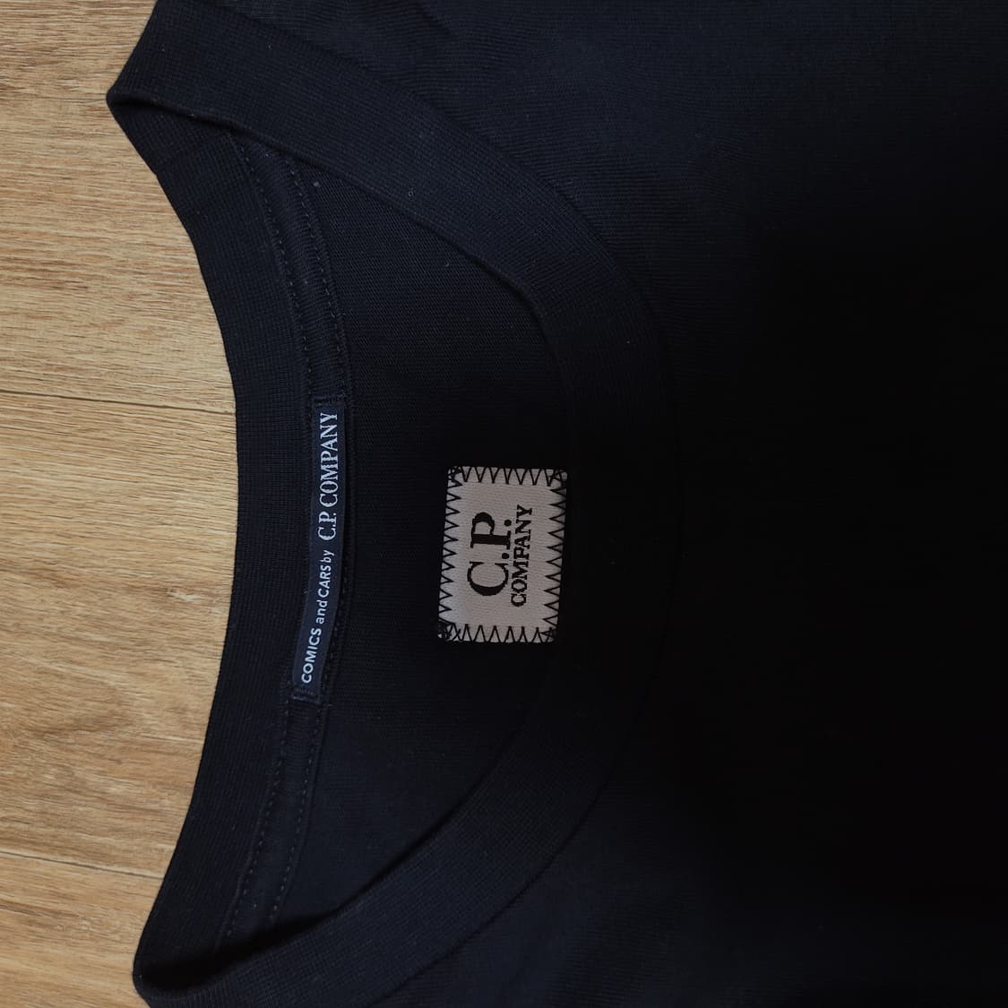 Cp company 블랙 반팔 그래픽 티셔츠 105  XXL 정품 상품이미지5