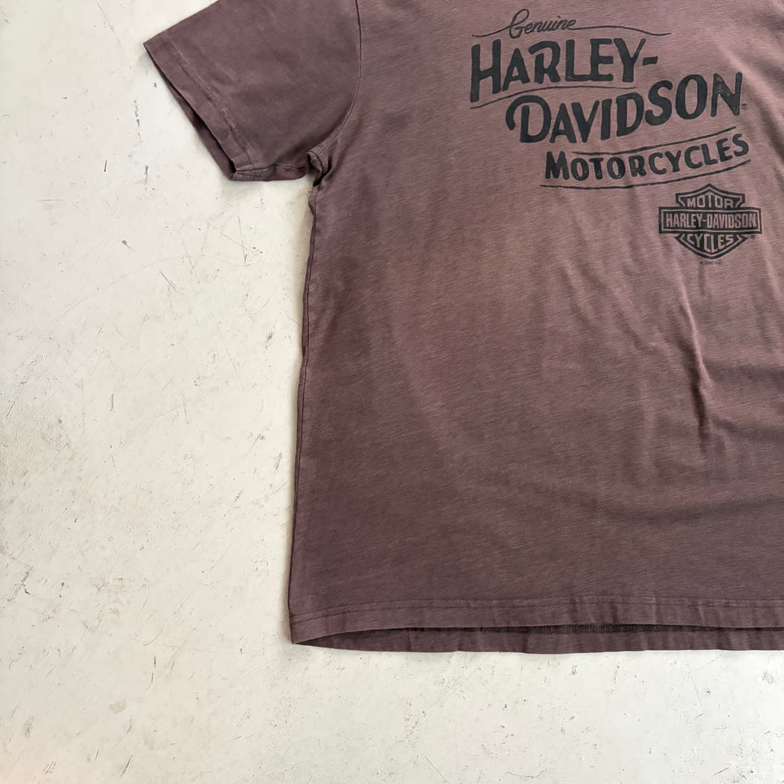 할리데이비슨 빈티지 반팔티 2XL 상품이미지3
