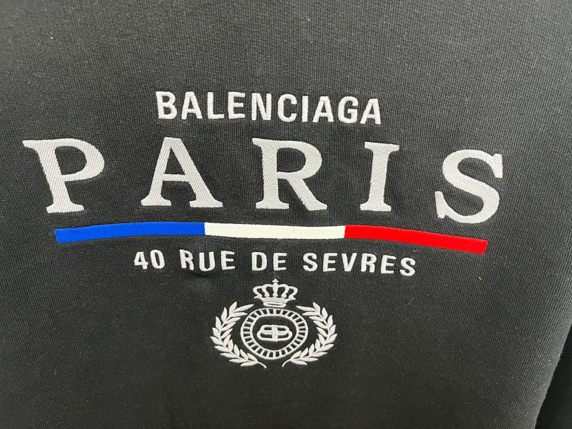 발렌시아가 파리 자수 후드티 상품이미지2