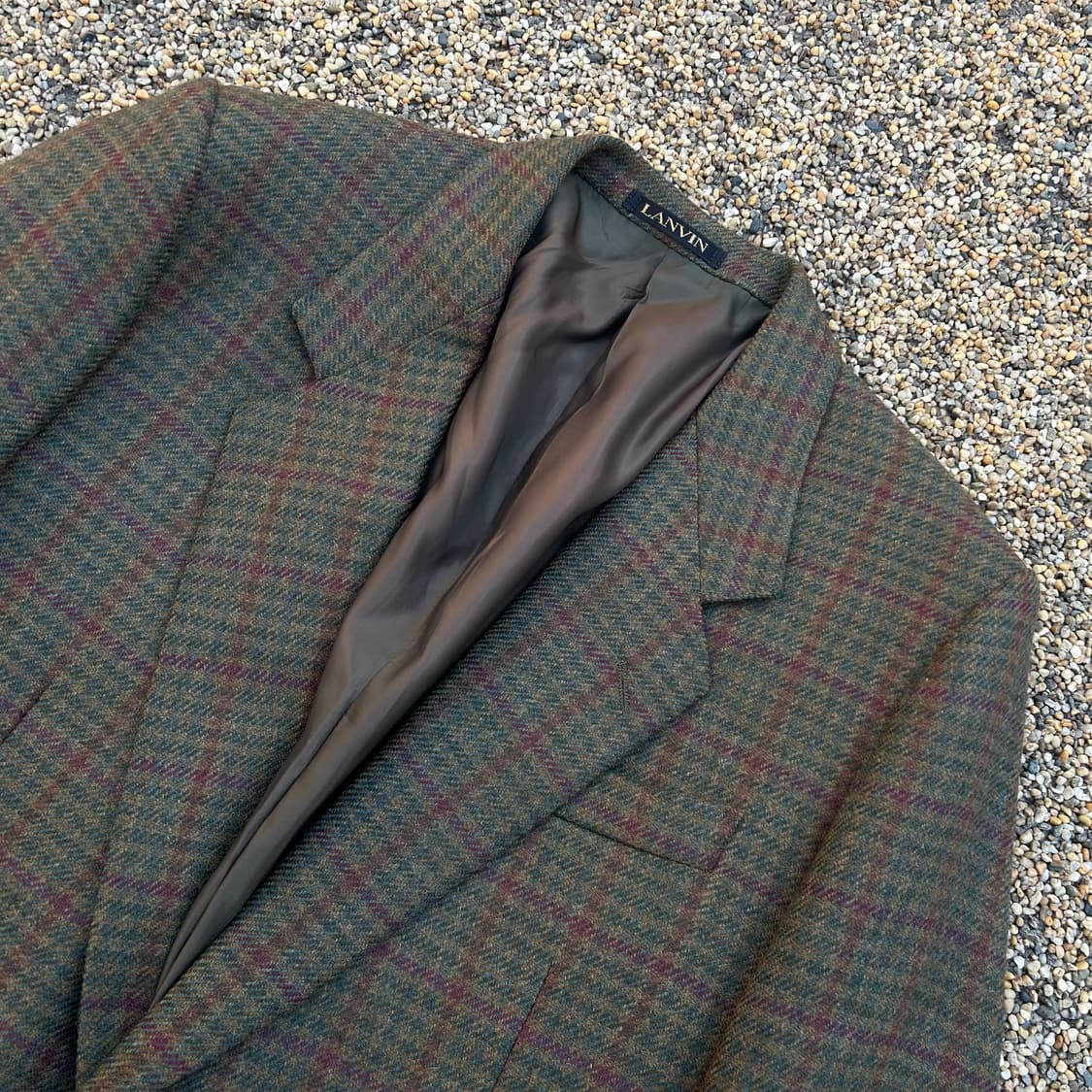 랑방(Lanvin) 글렌체크 블레이져 자켓 상품이미지2