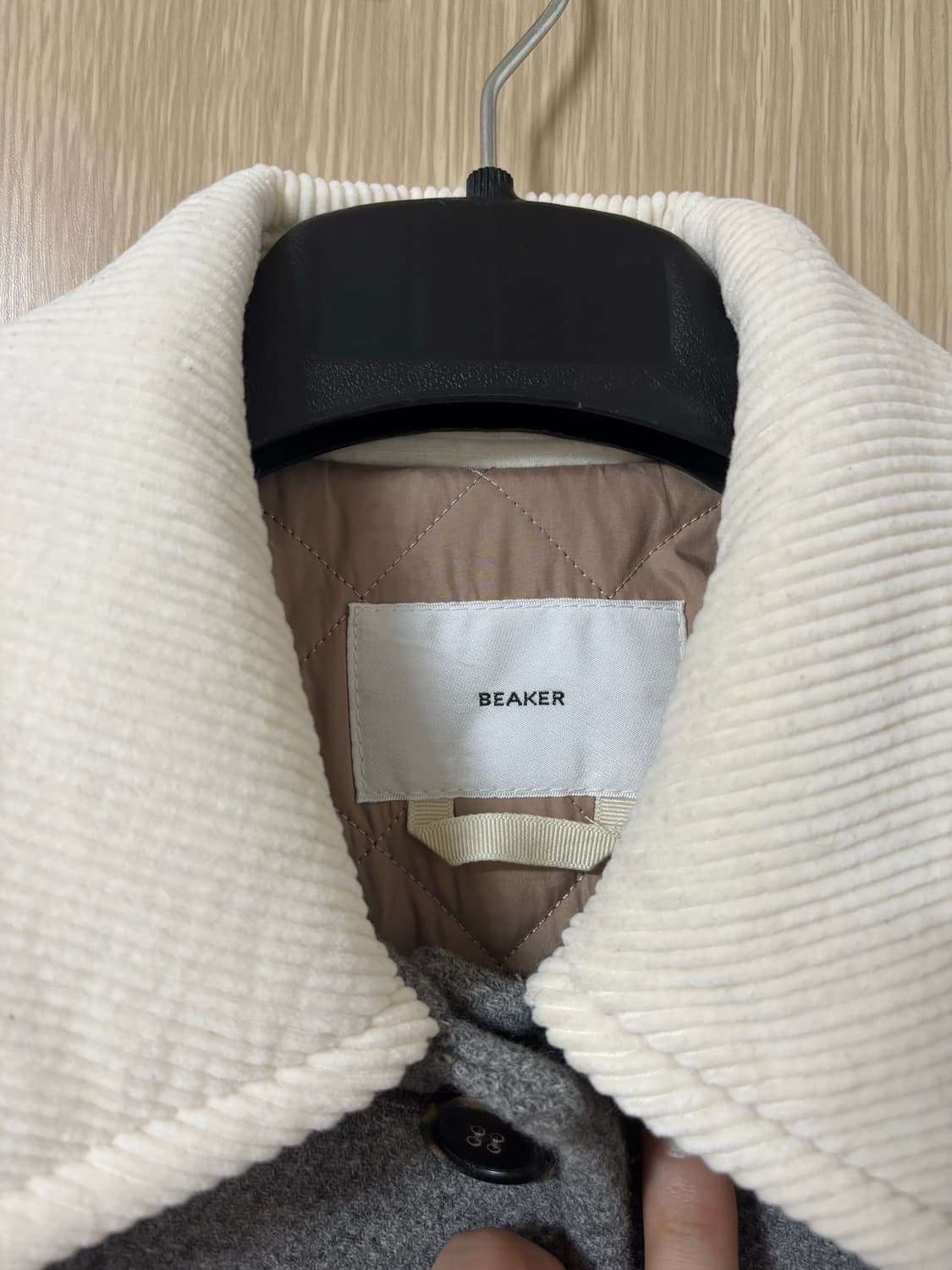 비이커 그레이 코트 상품이미지3