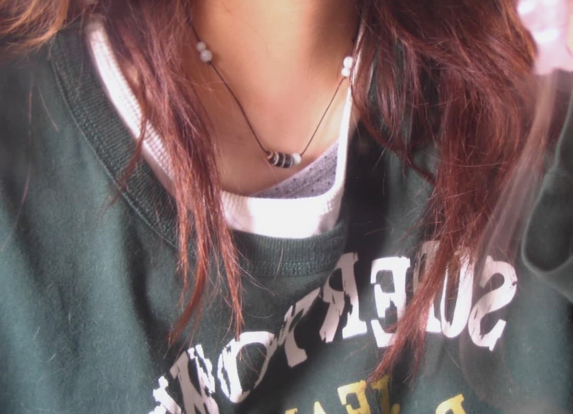 simple stripe necklace 심플 스트라이프 목걸이 상품이미지7