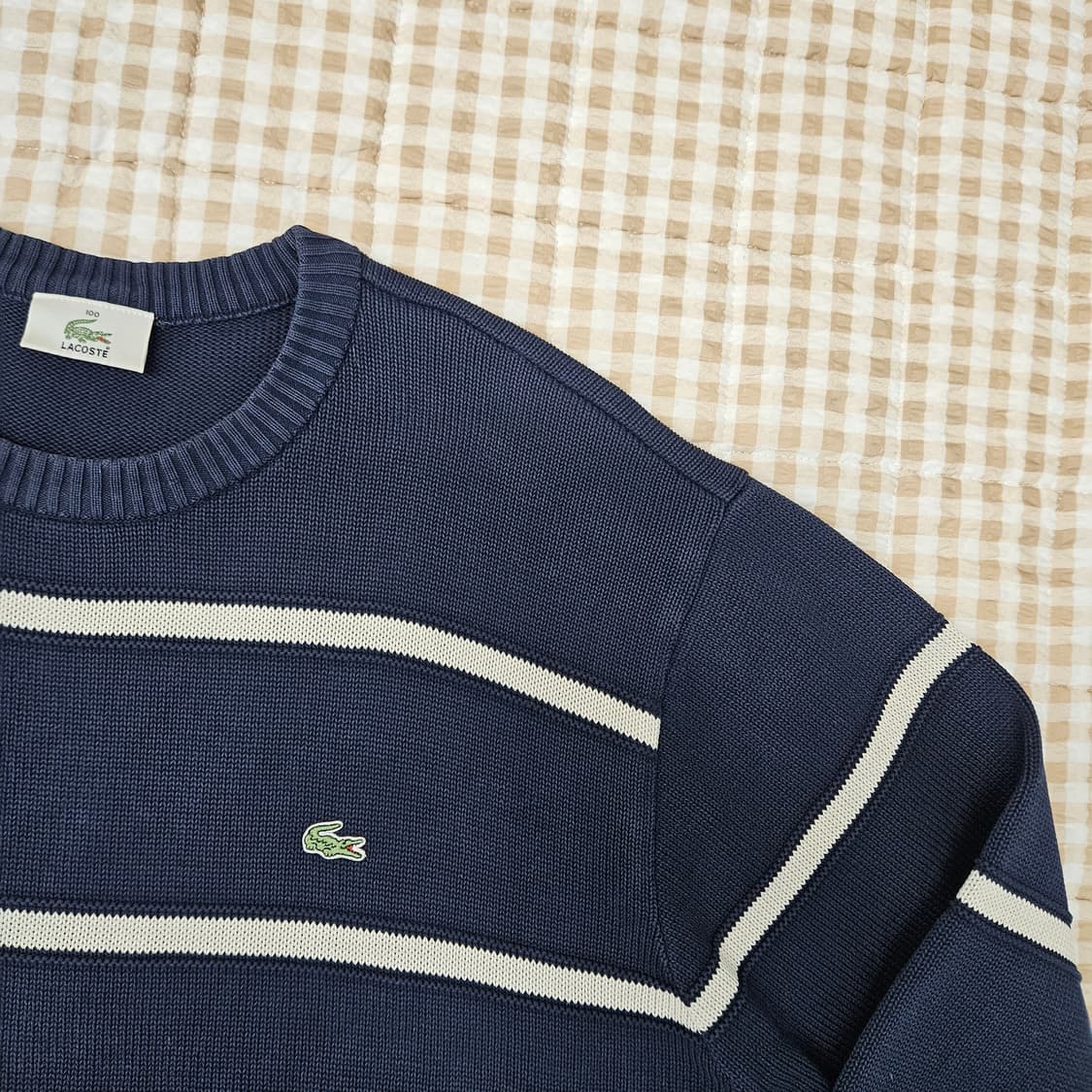 라코스테 긴소매 면니트 남자100~105 상품이미지3