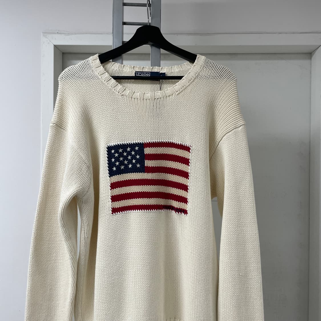 폴로 랄프로렌 성조기 니트 L 상품이미지2