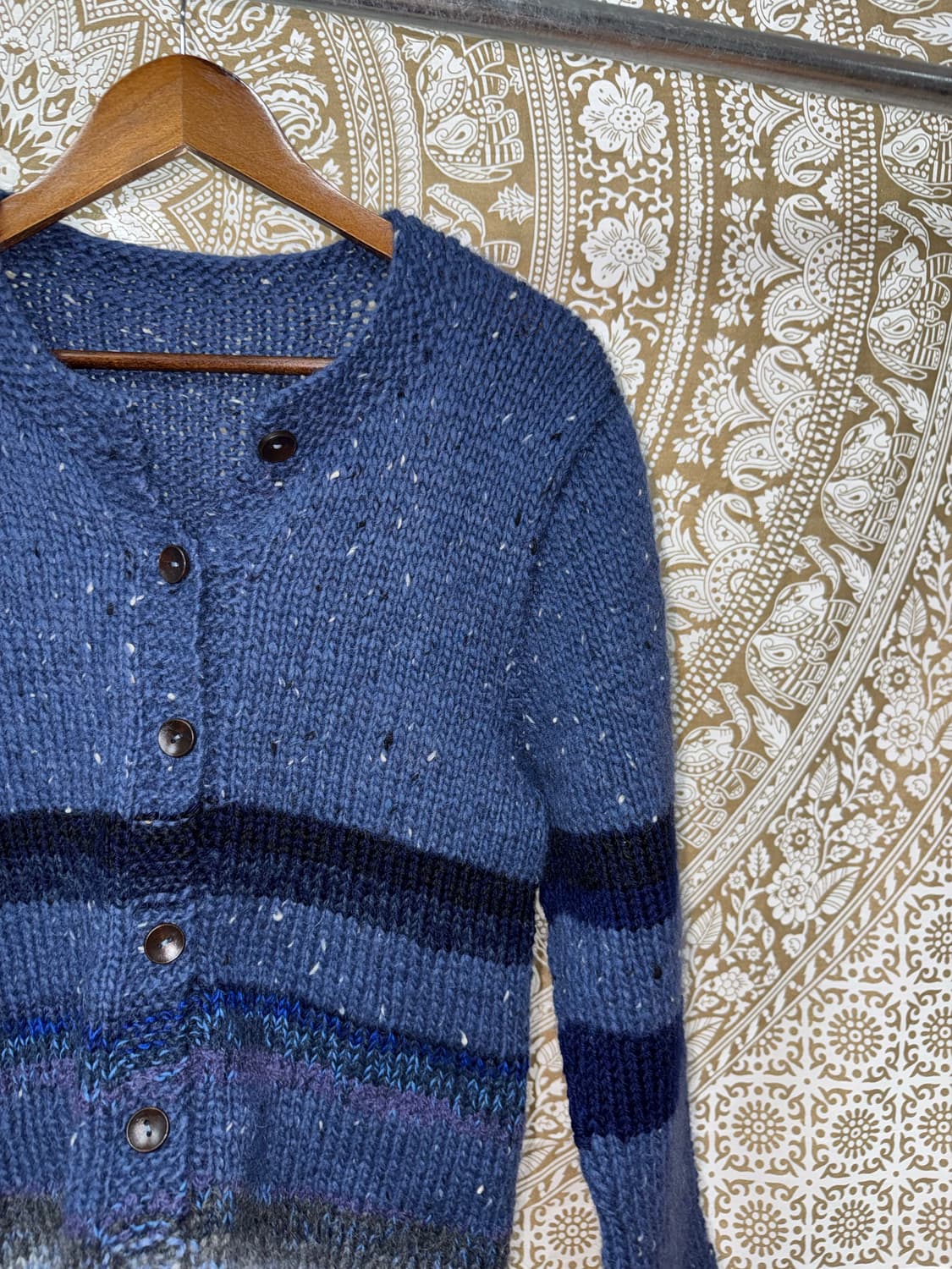 빈티지 스트라이프 니트 가디건  상품이미지3