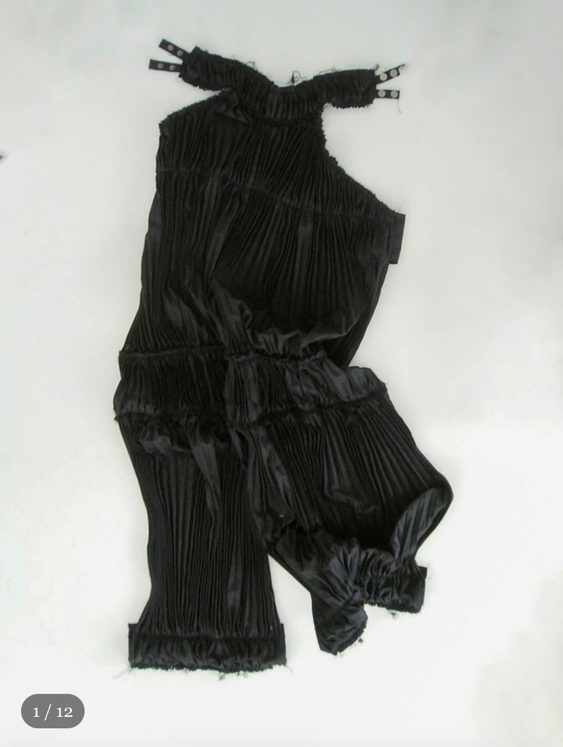 eonts hand crease apron black 상품이미지2