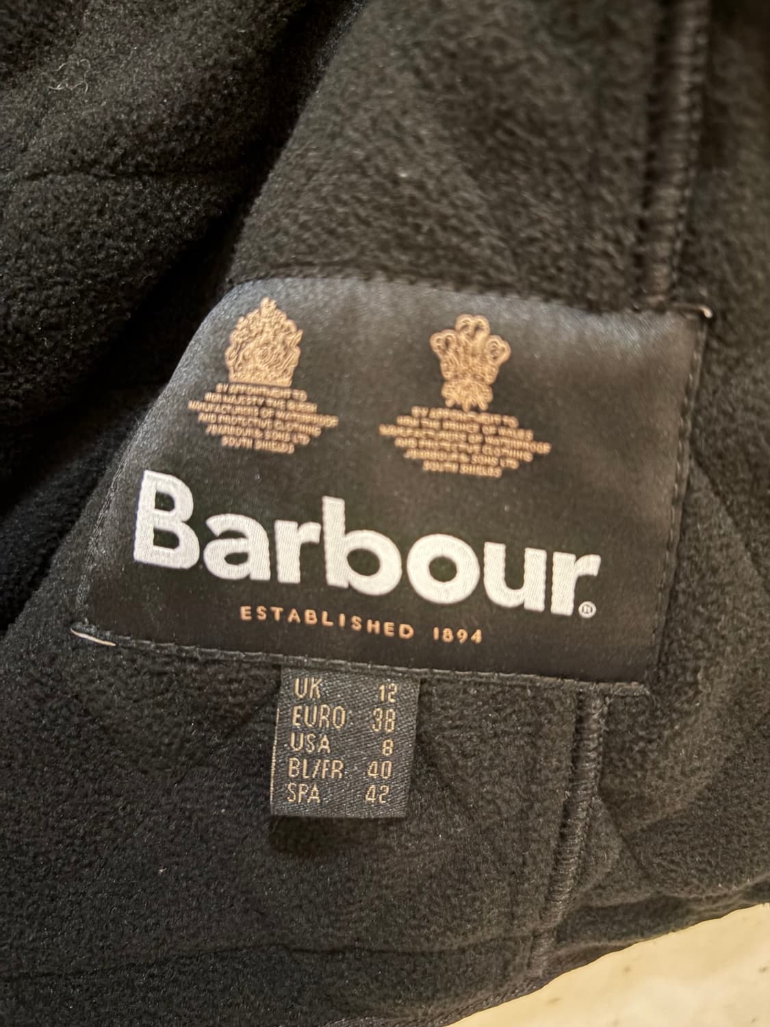 여성 바버 인터네셔널 퀄팅 UK38 사이즈 팝니다 상품이미지2