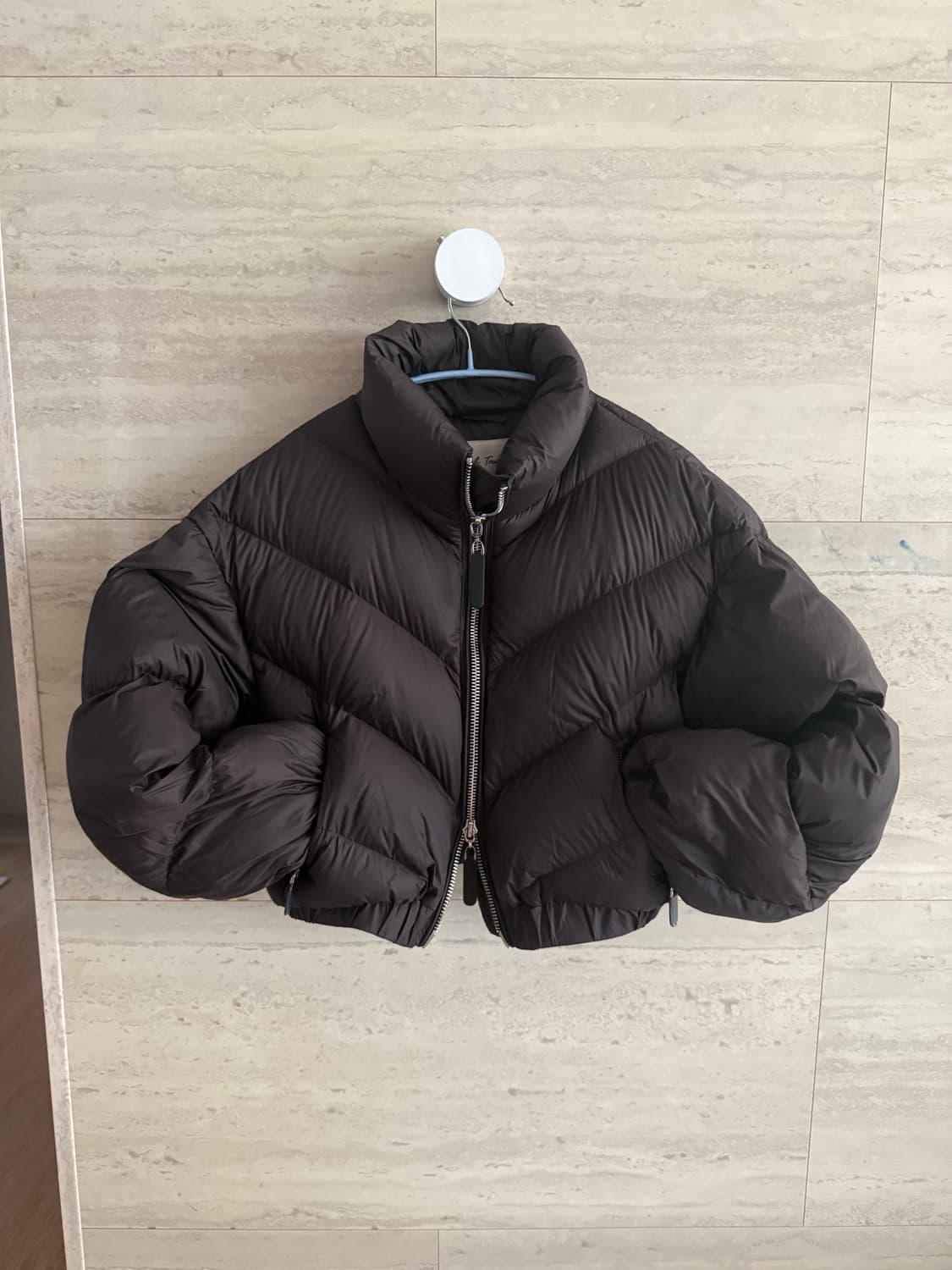 덕다운 브라운 숏패딩 상품이미지6