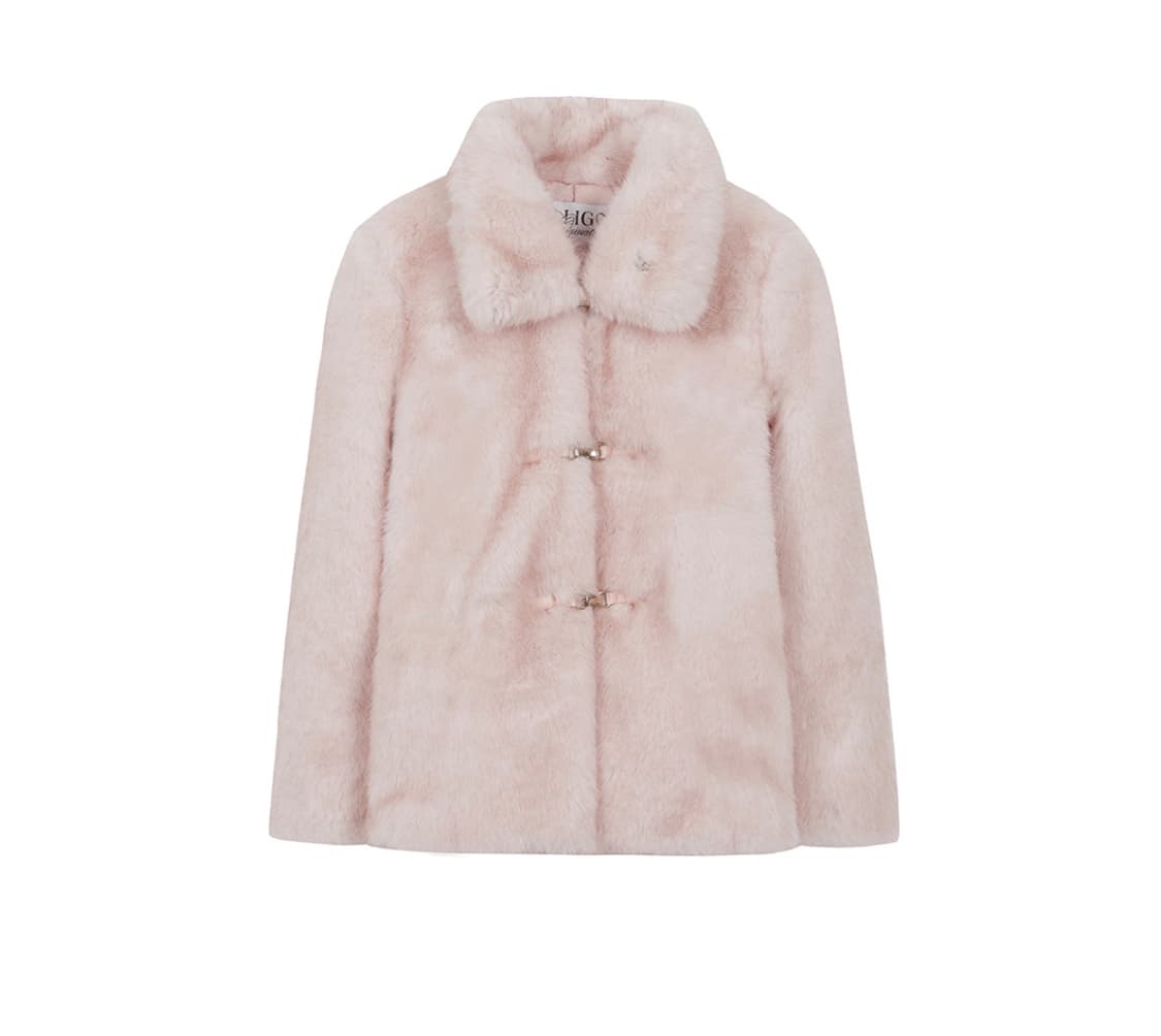 일리고 퍼자켓 핑크 상품이미지1